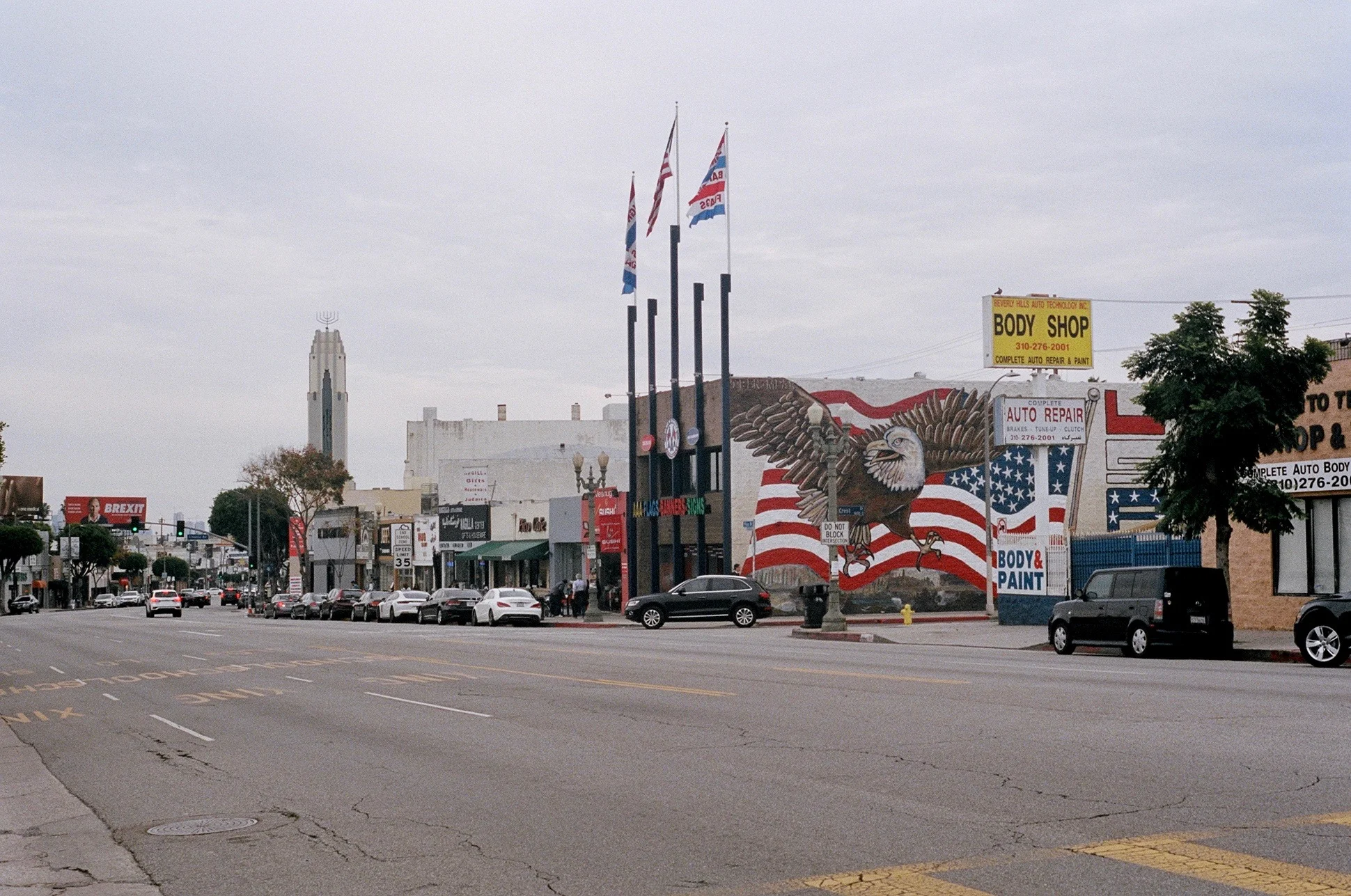 Driving through, Pico-Robertson looks like most of Los Angeles. It’s walking that really offers up its gems. Kodak Ektar 100. Pentax K1000. Fletcher Berryman 2019.