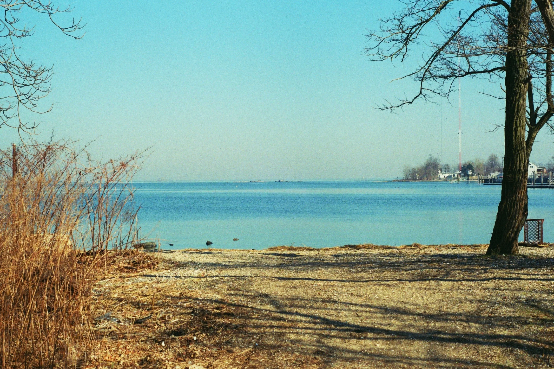 Peaking out into Long Island Sound. Kodak Ultra Max 400. Pentax K1000. Fletcher Berryman 2019.