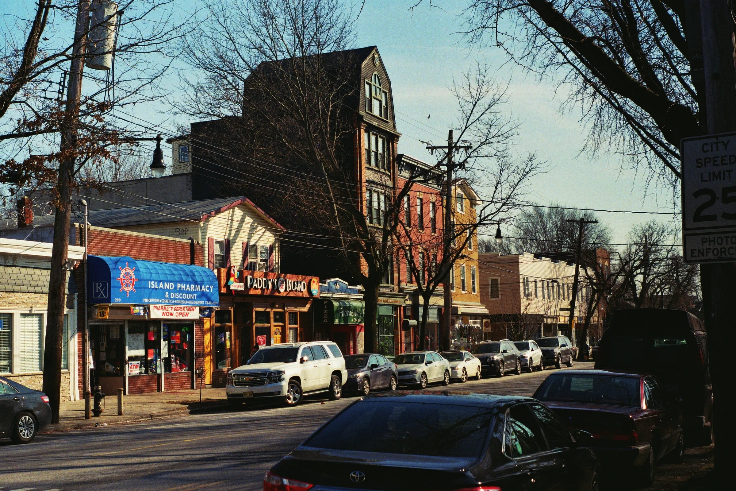 City Island Avenue. Kodak Ultra Max 400. Pentax K1000. Fletcher Berryman 2019.