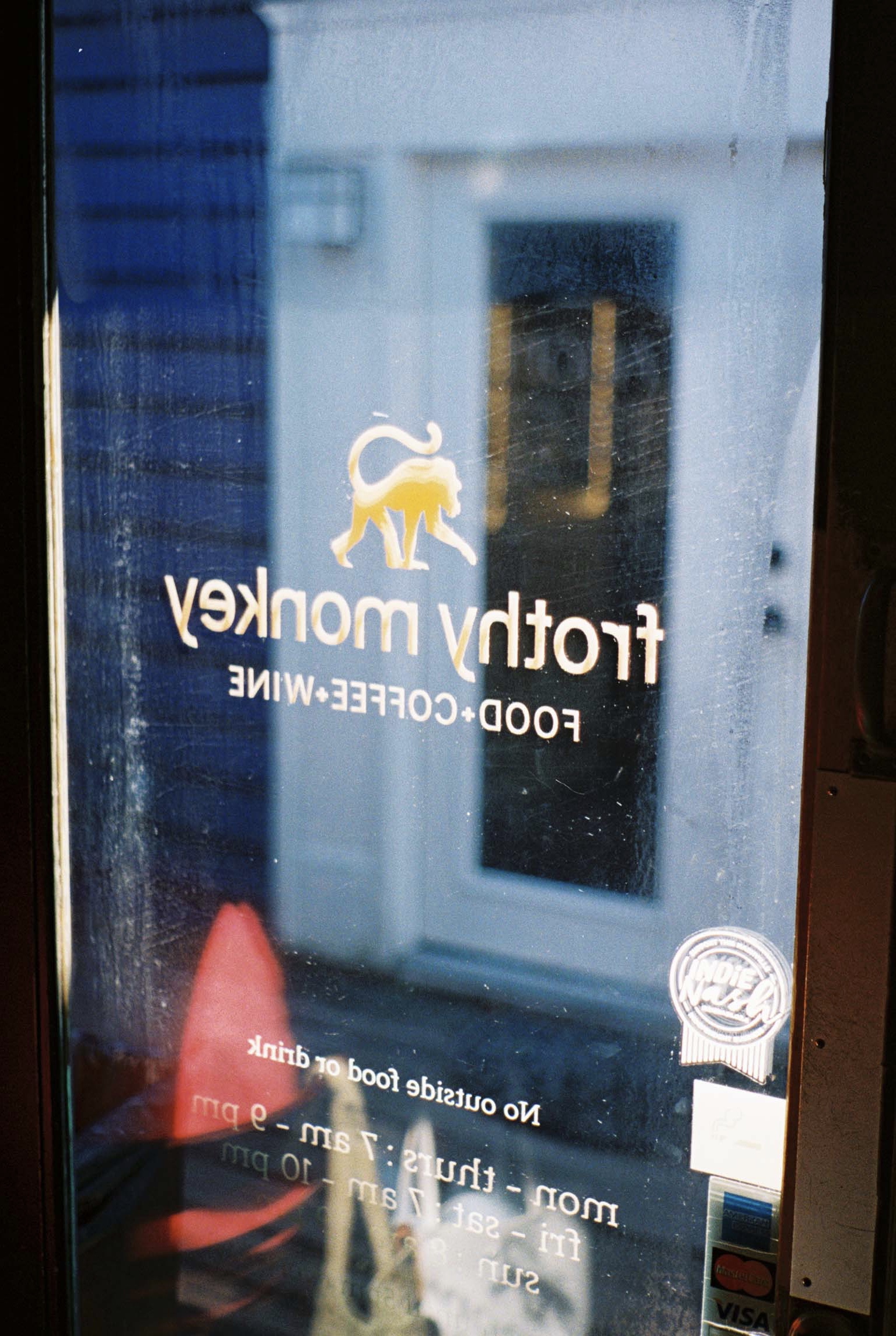 Frothy Monkey. Nashville, Tennessee. Kodak Ultra Max 400. Pentax K1000. Fletcher Berryman 2019.
