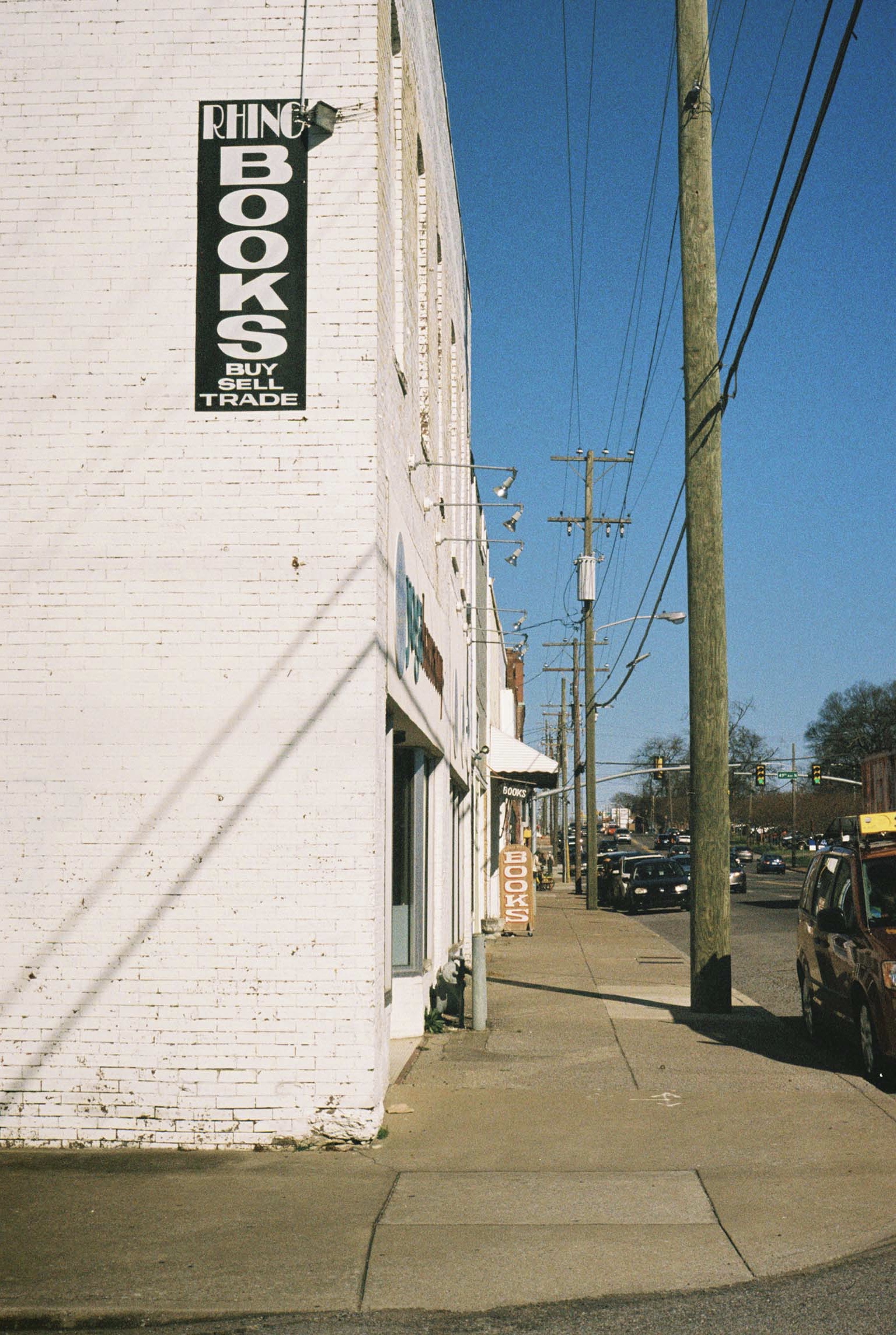 Rhino Books. Nashville, Tennessee. Kodak Ultra Max 400. Pentax K1000. Fletcher Berryman 2019.