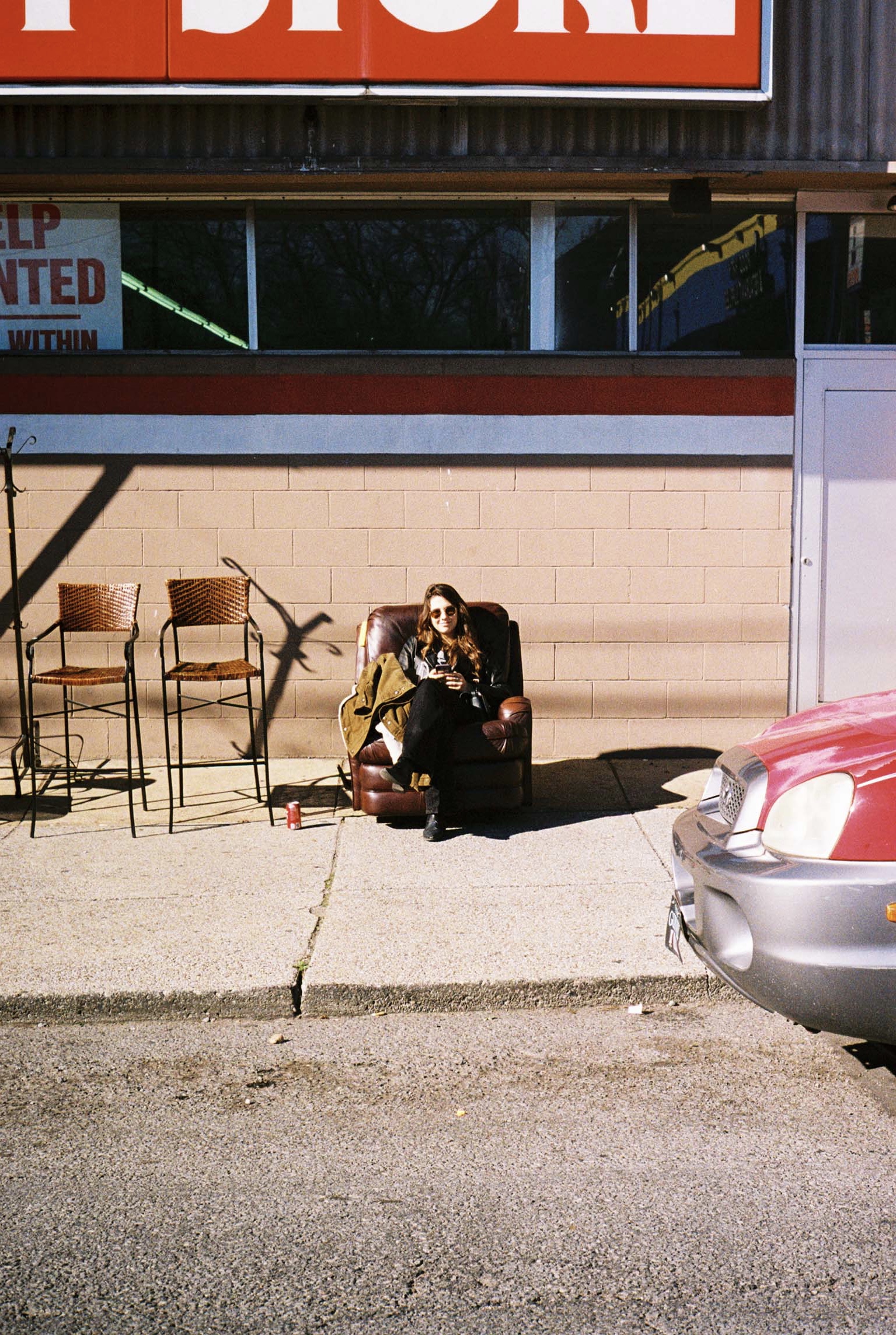Out front of Southern Thrift Store. Nashville, Tennessee. Kodak Ultra Max 400. Pentax K1000. Fletcher Berryman 2019.