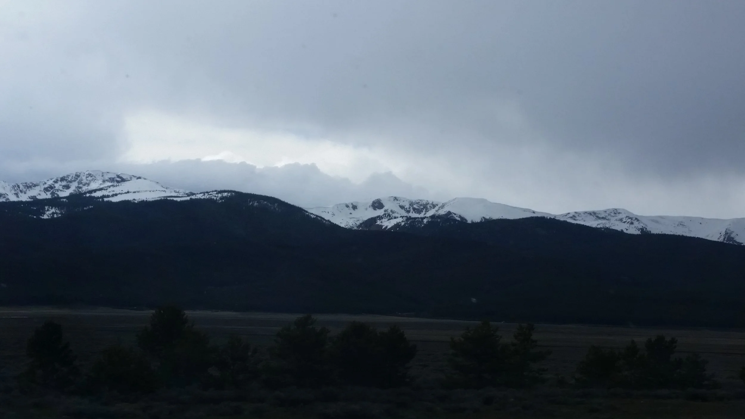 In northern Colorado, the weather turned cold.