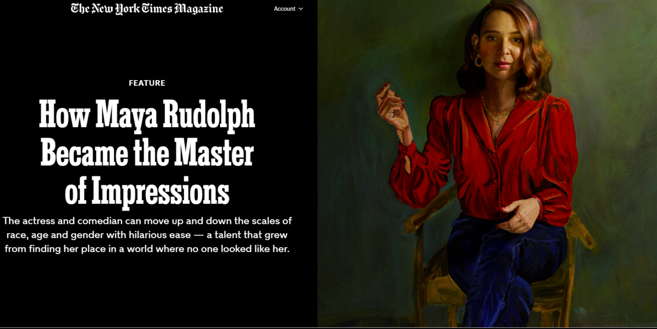 How Maya Rudolph Became the Master of Impressions