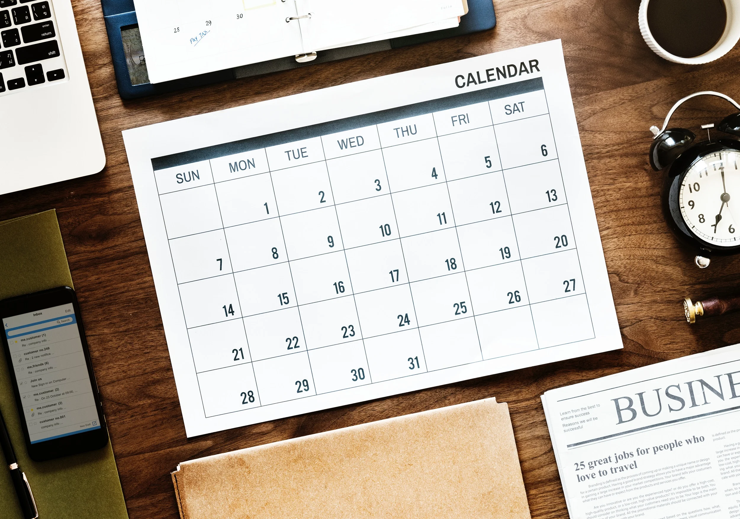 Getting organized for what lies ahead