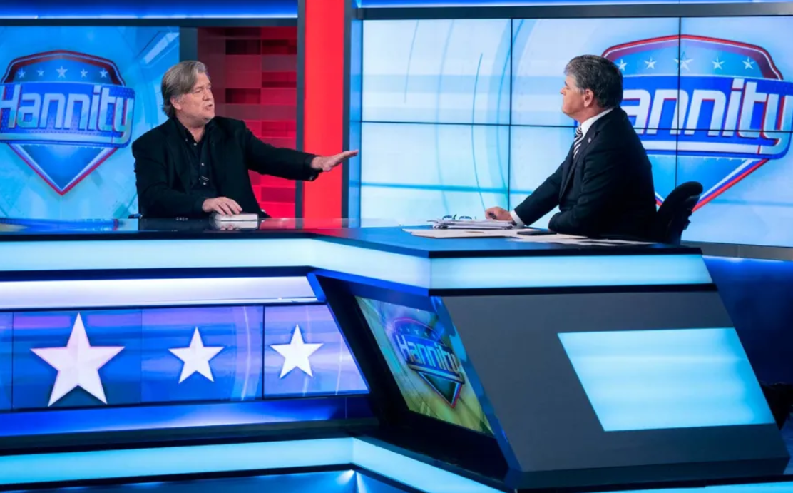 Steve Bannon appears on Sean Hannity’s Fox News show on October 9, 2017.&nbsp;[AP / Craig Ruttle]