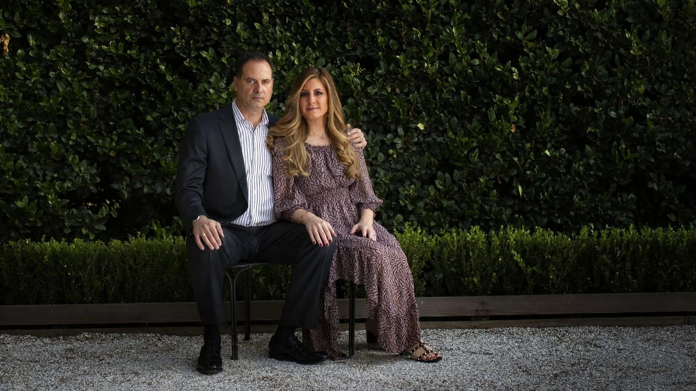 John and Diane Vidalakis settled a lawsuit against obstetrician Dr. Patrick Sutton after he severely injured Diane during the delivery of their daughter at Huntington Memorial Hospital. [Photo: Gina Ferazzi / Los Angeles Times]