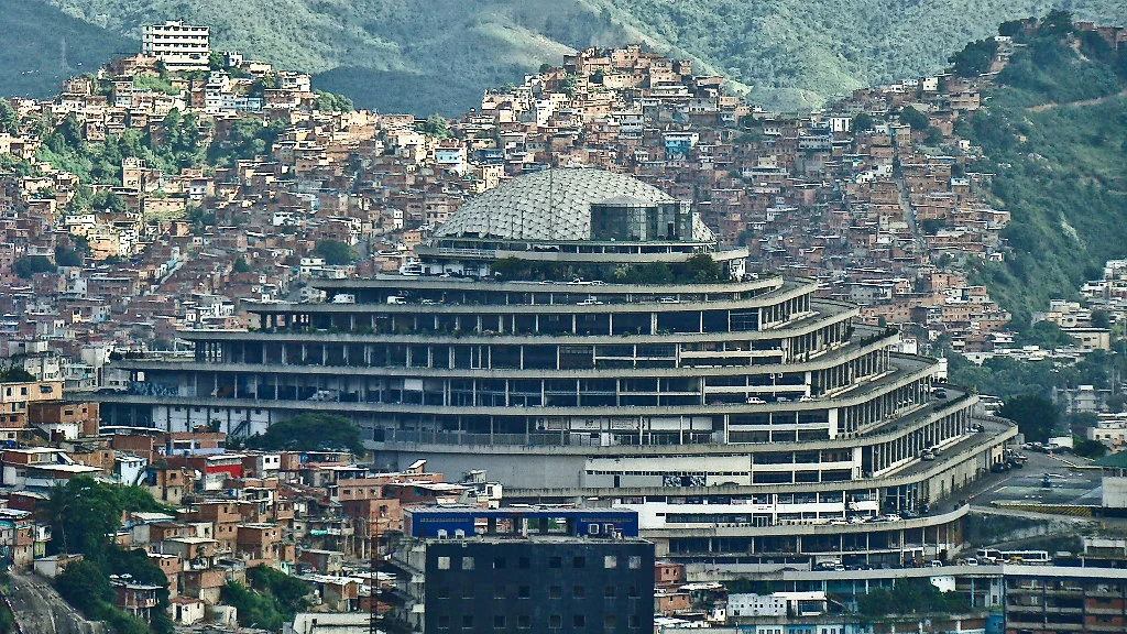 The Helicoide building in Caracas, where Billy Six is being held. [Photo: Damián D. Fossi Salas, via Wikimedia Commons]