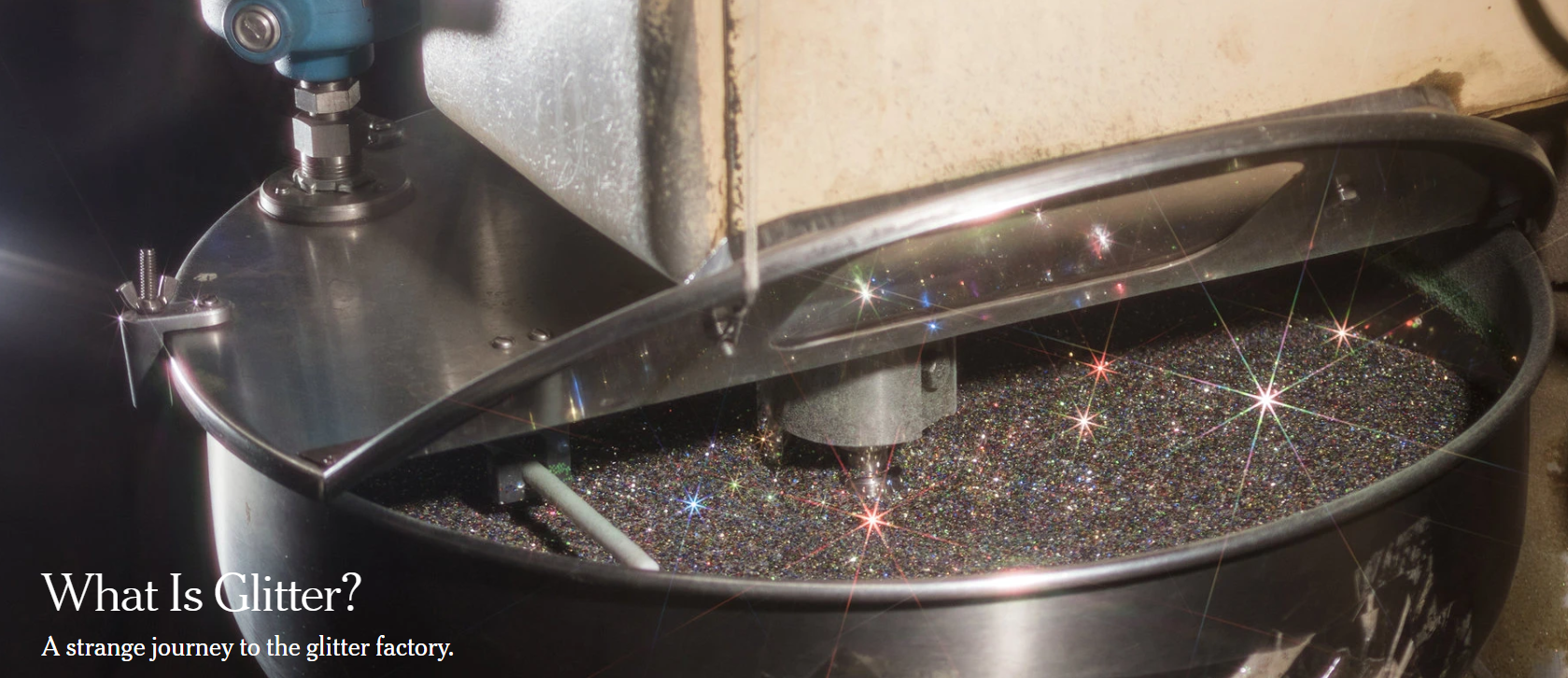 Ah, the shimmer of aluminum metalized polyethylene terephthalate. [Photo: Chris Maggio for The New York Times]