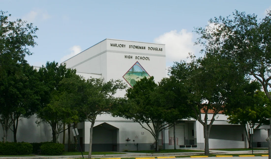 Marjory Stoneman Douglas High School in Parkland, Florida, which was the site of one of the deadliest school shootings in U.S. history, is one of the latest to turn to a complex camera-software combination called Avigilon. [Photo: Wikipedia]