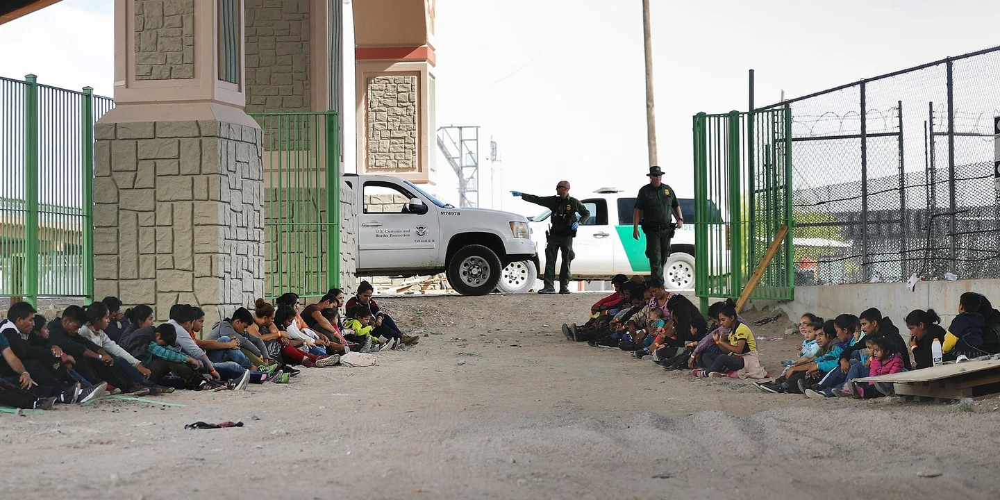 Border Patrol surveils detained migrants at the U.S.-Mexico border in El Paso, Texas, on May 19, 2019. [Photo: Mario Tama / Getty Images]