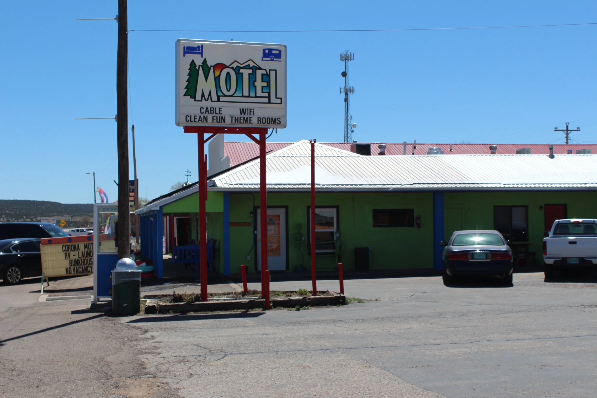 The Corona Motel is pictured on Wednesday, April 15, 2020. [Damien Willis / Las Cruces Sun-News]