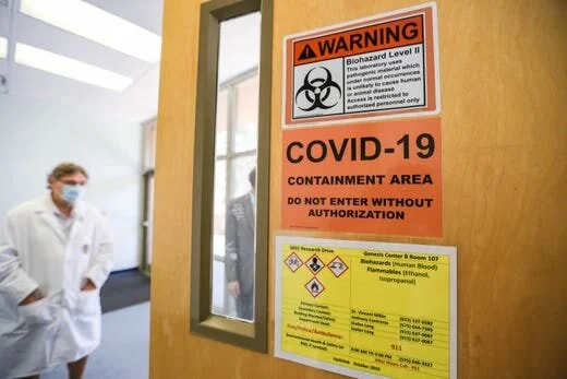 Stefan Long, the chief operating officer of Vanguard Genetics and Alliance DNA Laboratory, shows off the antibody testing facility on the campus of New Mexico State University in Las Cruces on Friday, June 14, 2020. [Nathan Fish / Las Cruces Sun-New…