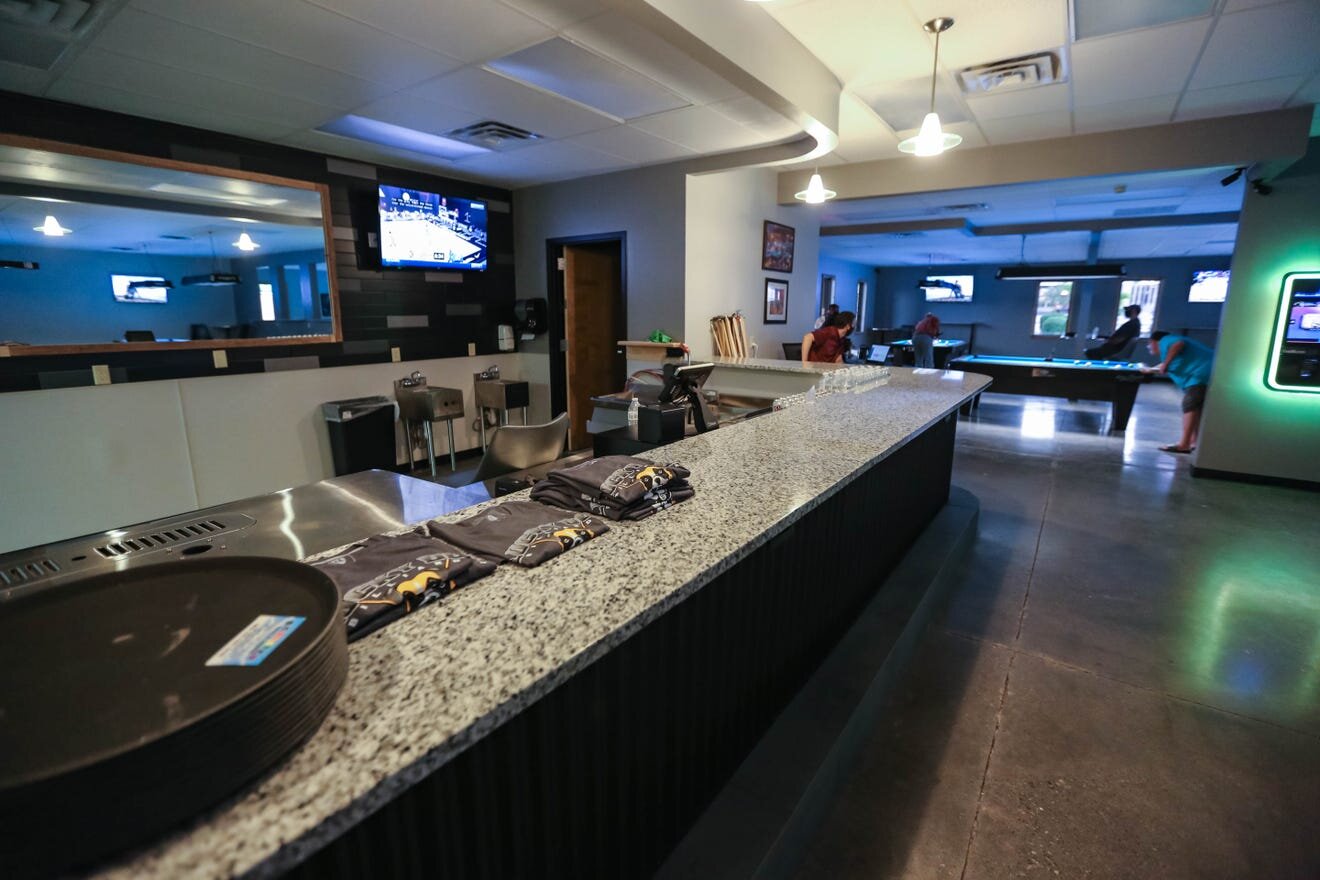 A restaurant and bar inside Lucky Dog Billiards, 245 Lohman Ave., in Las Cruces on Wednesday, Sept. 3, 2020. The venue is planning to begin food and drink service later this month. [Nathan Fish / Las Cruces Sun-News]