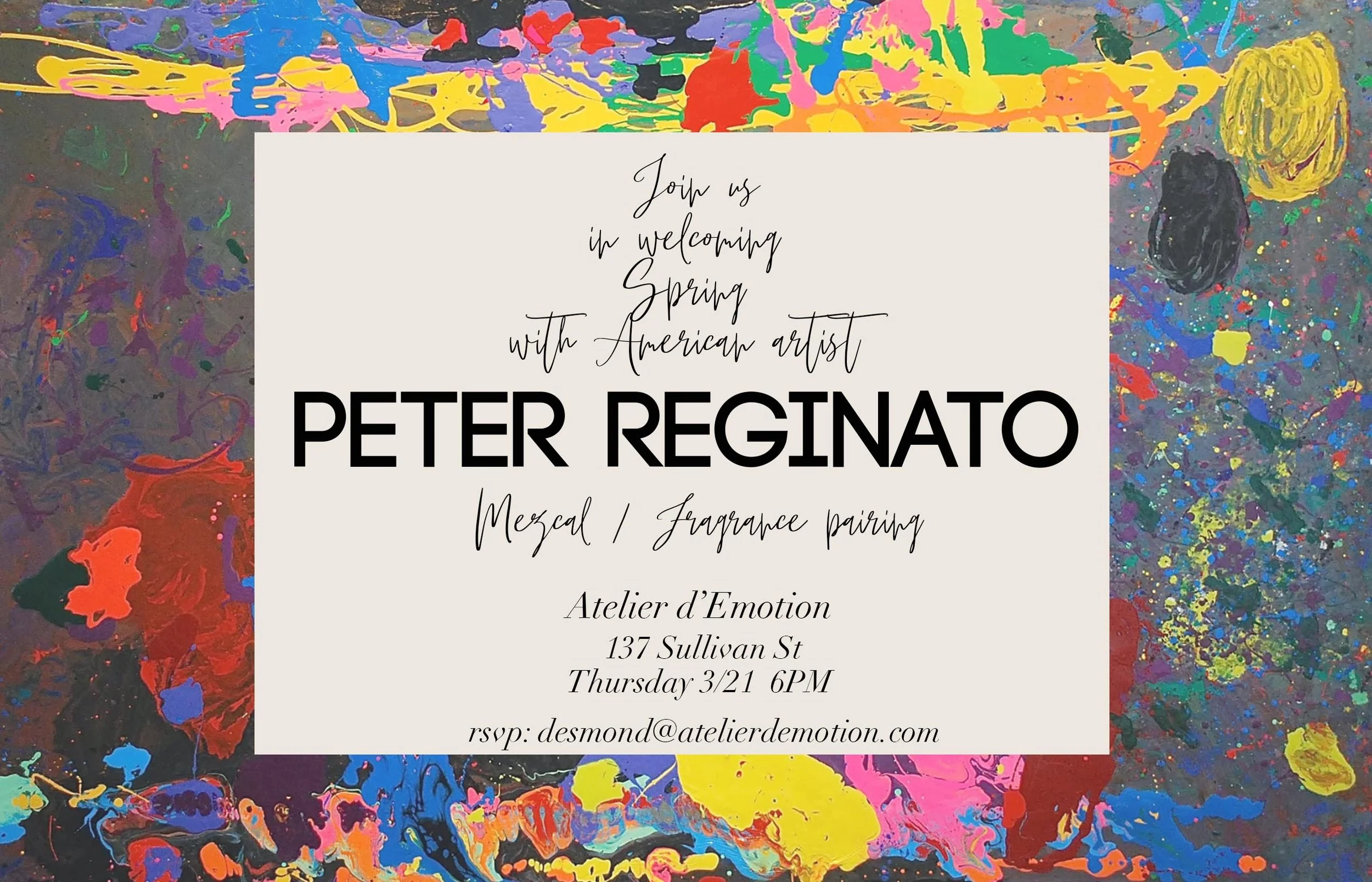 Spring Equinox with American artist Peter Reginato