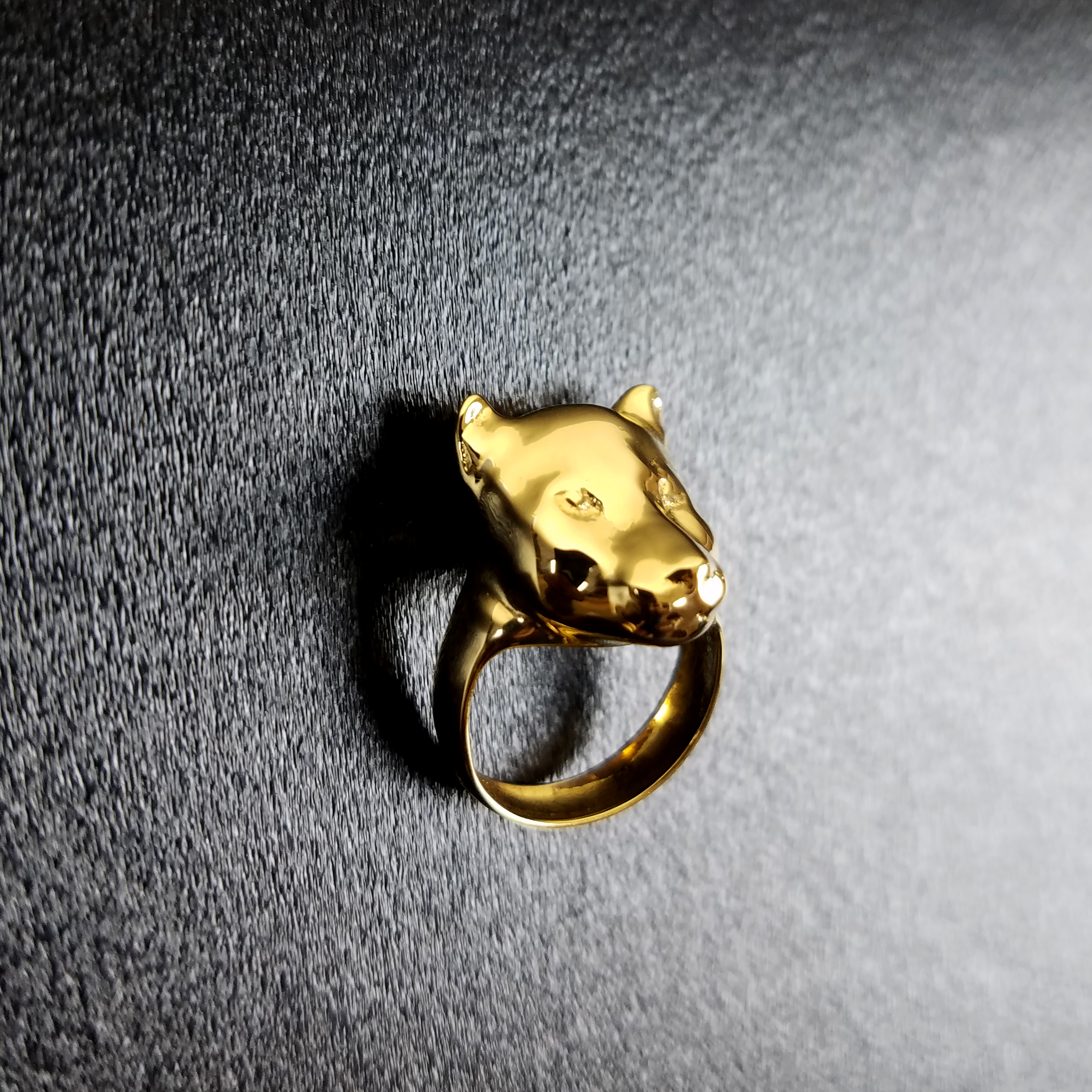 Pieces Feline Mafdet Cat Deity Ring