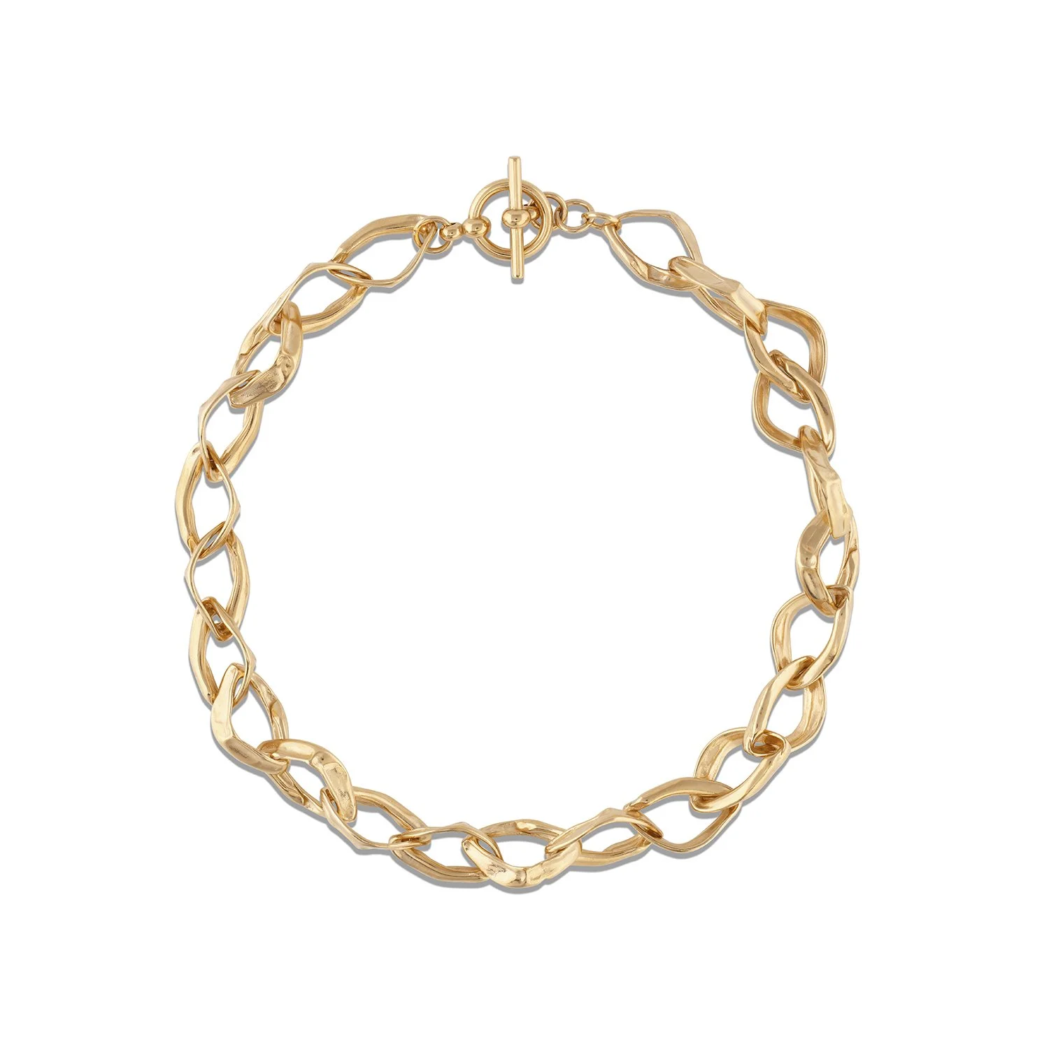 Amelie Paper Chain Collier Vermeil