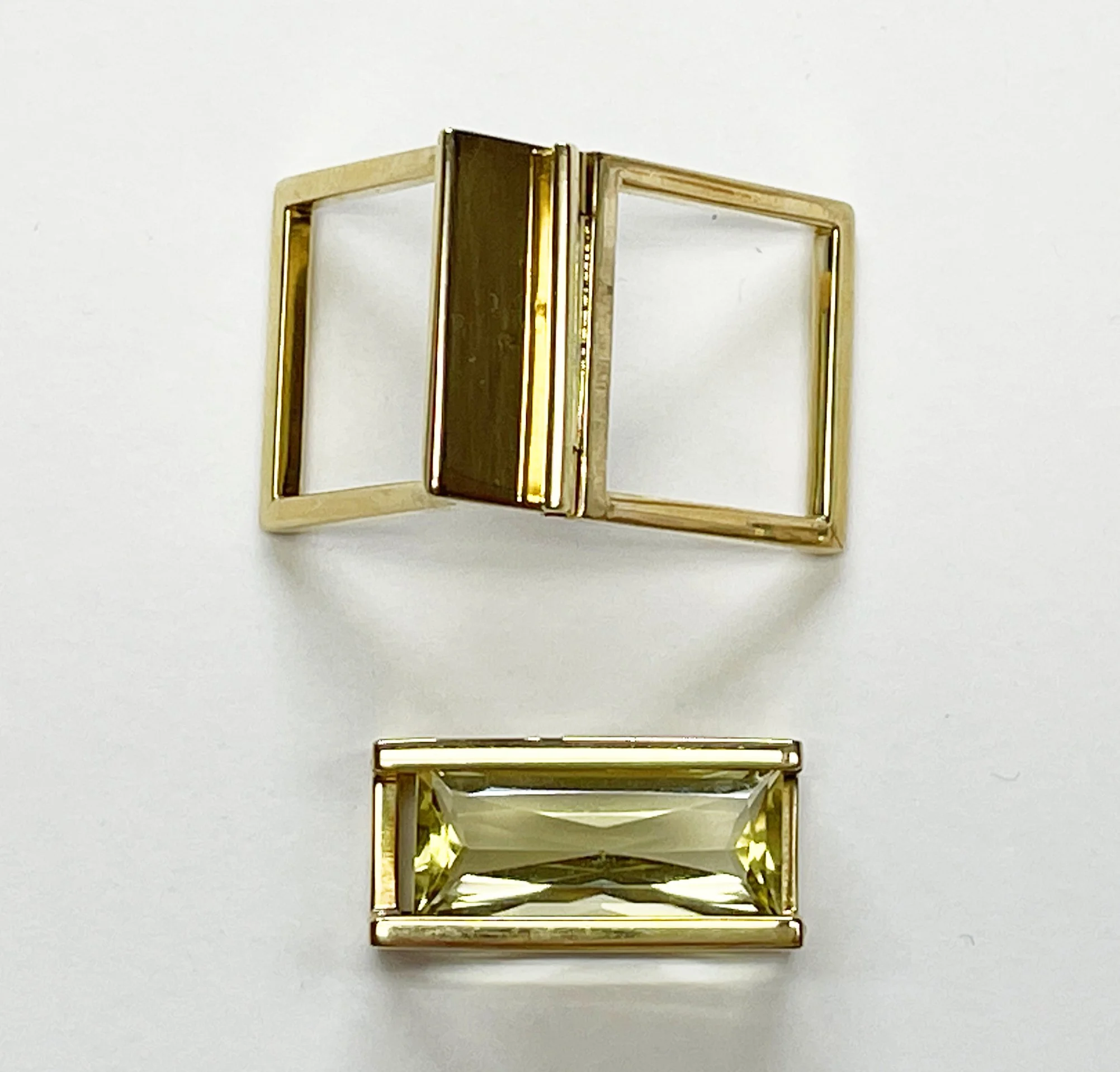 Citrine Square Ring/Pendant