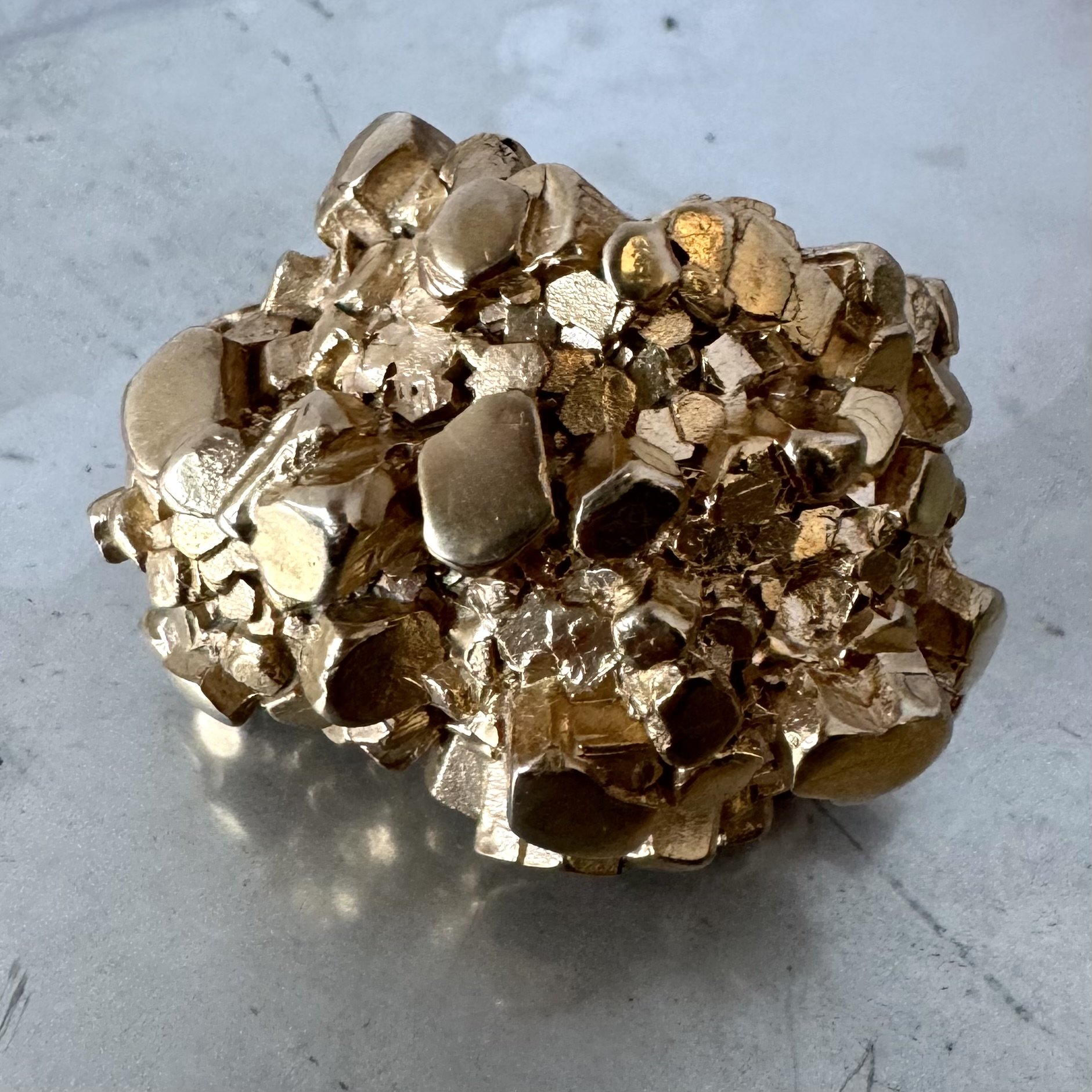 Gem Rock Ring with Diamonds