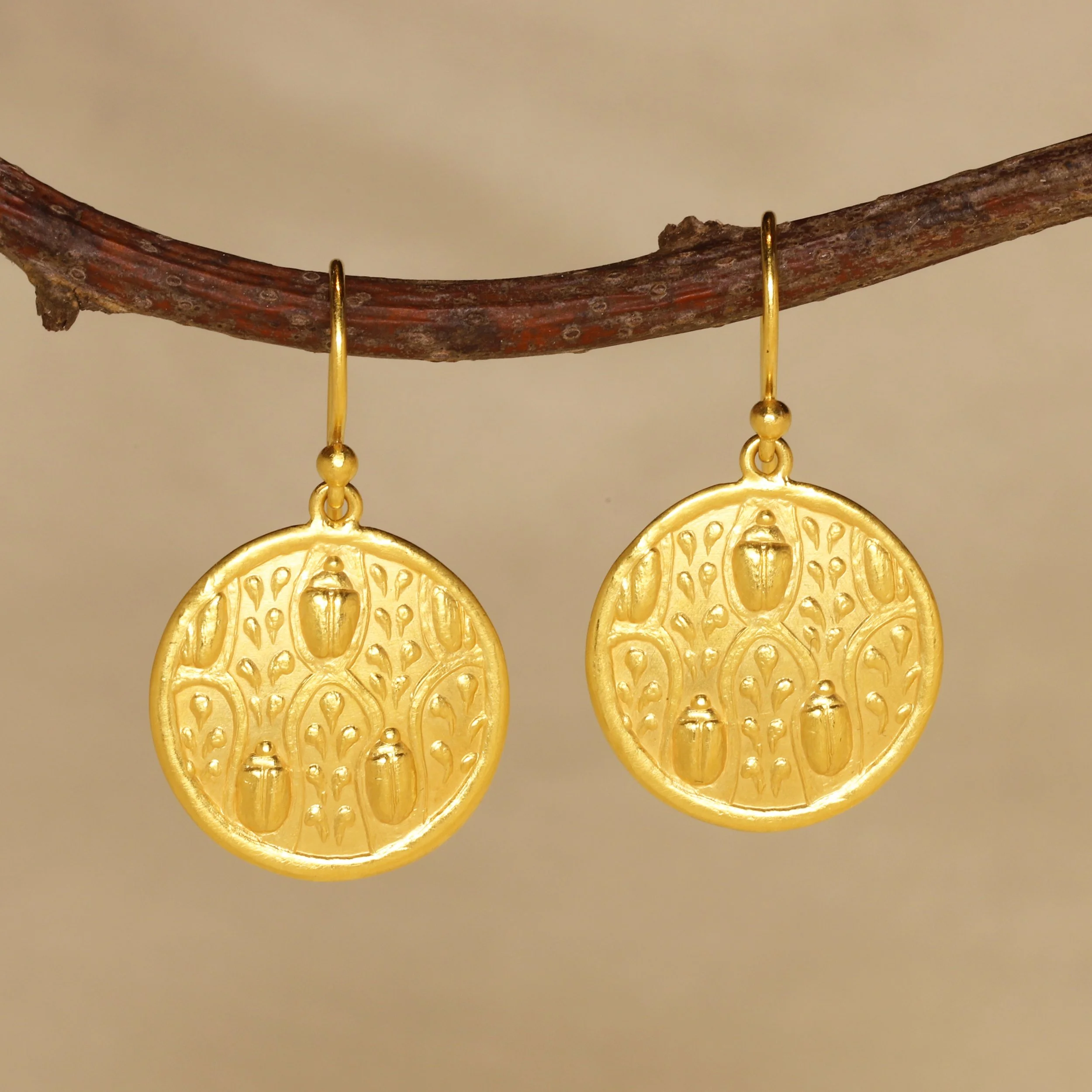 Scarab 18k Gold Earrings.jpg