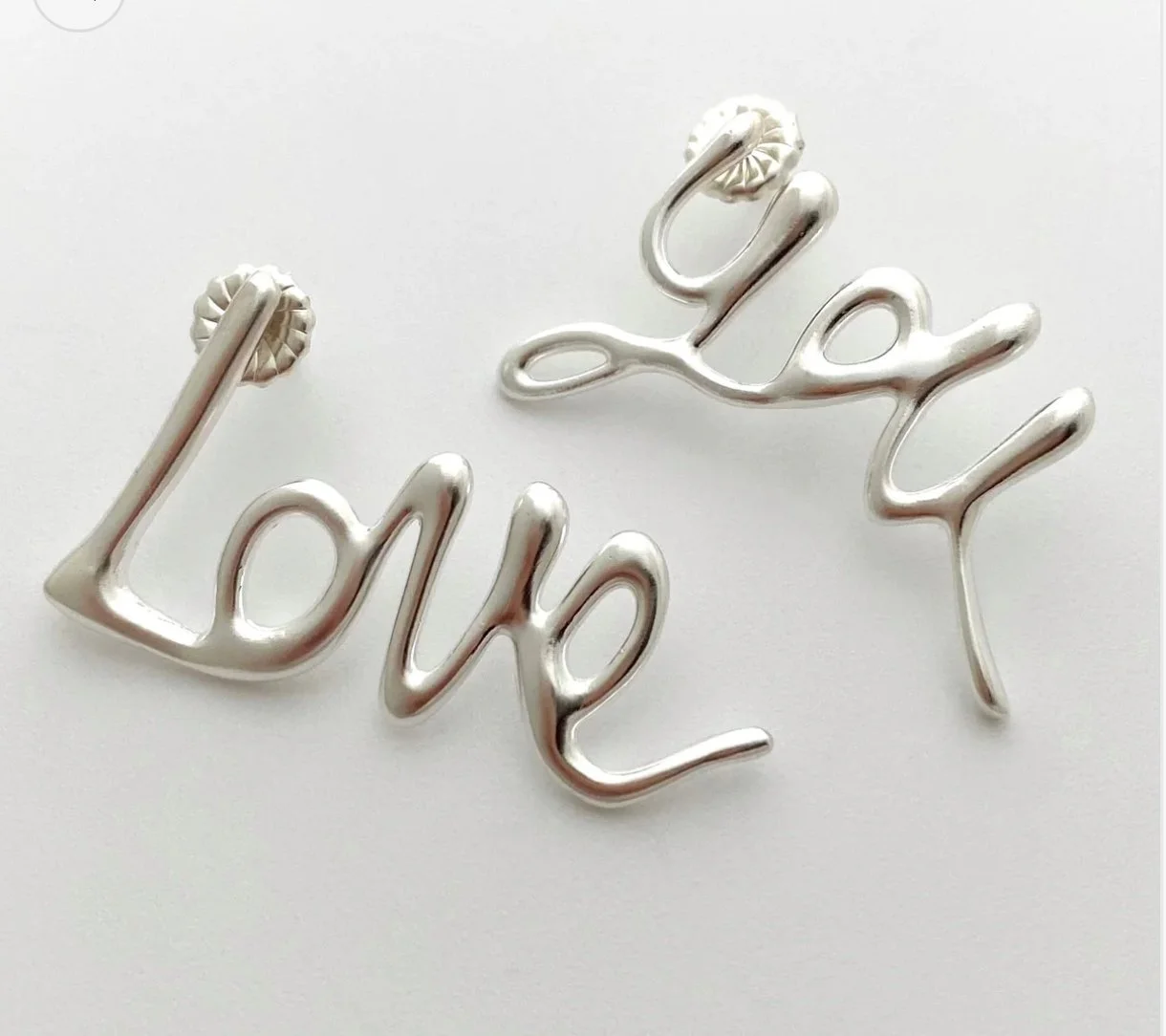 Love You Post Earrings