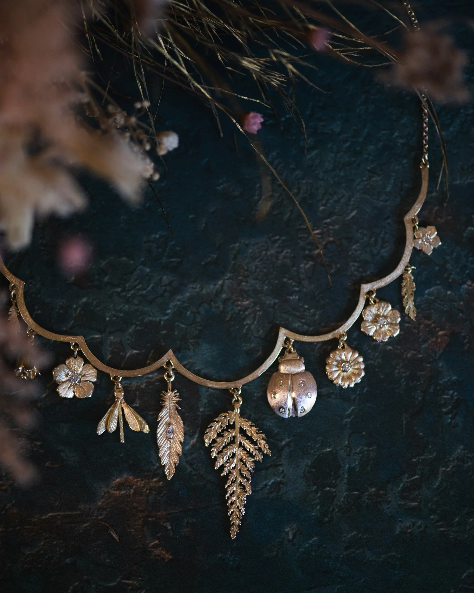 Charms of Nature Necklace with Diamonds 1(One-of-a-Kind).jpg