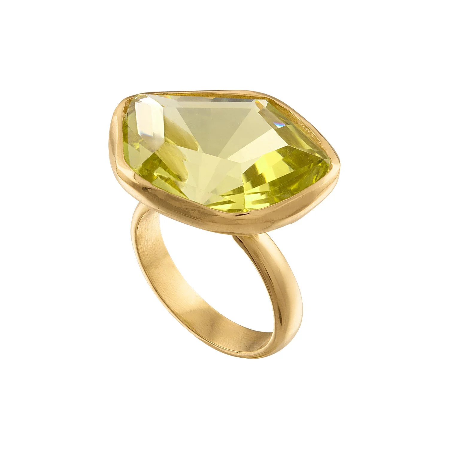 Citrine Cocktail Ring
