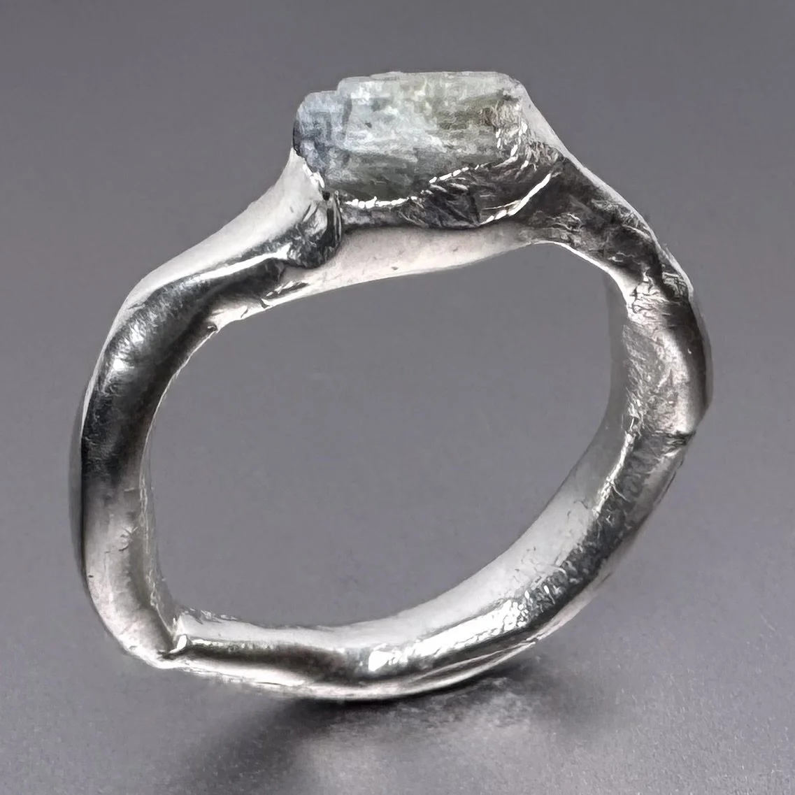 Raw Sapphire Ring