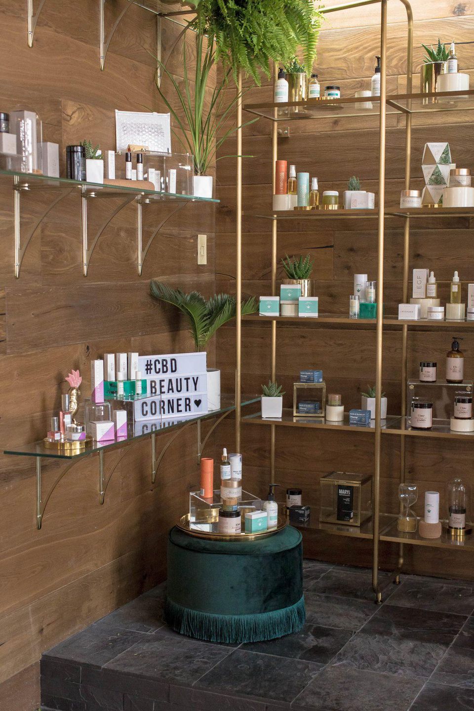 The CBD Beauty Corner opens on Saturday, May 11 at The Salon Project in Saks Fifth Avenue's NYC flagship. CASSELL A. FERERE