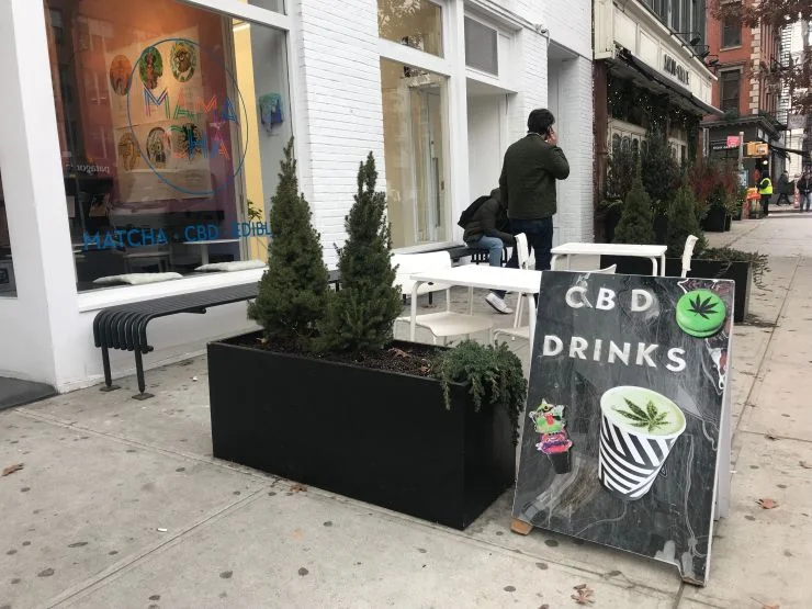 A matcha shop that offers drinks with drops of CBD oil. Angelica Lavito | CNBC