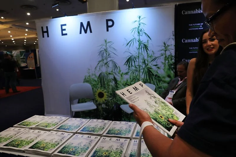 People browse vendors products at the Cannabis World Congress Conference on June 16, 2017 in New York City. (Spencer Platt/Getty Images)