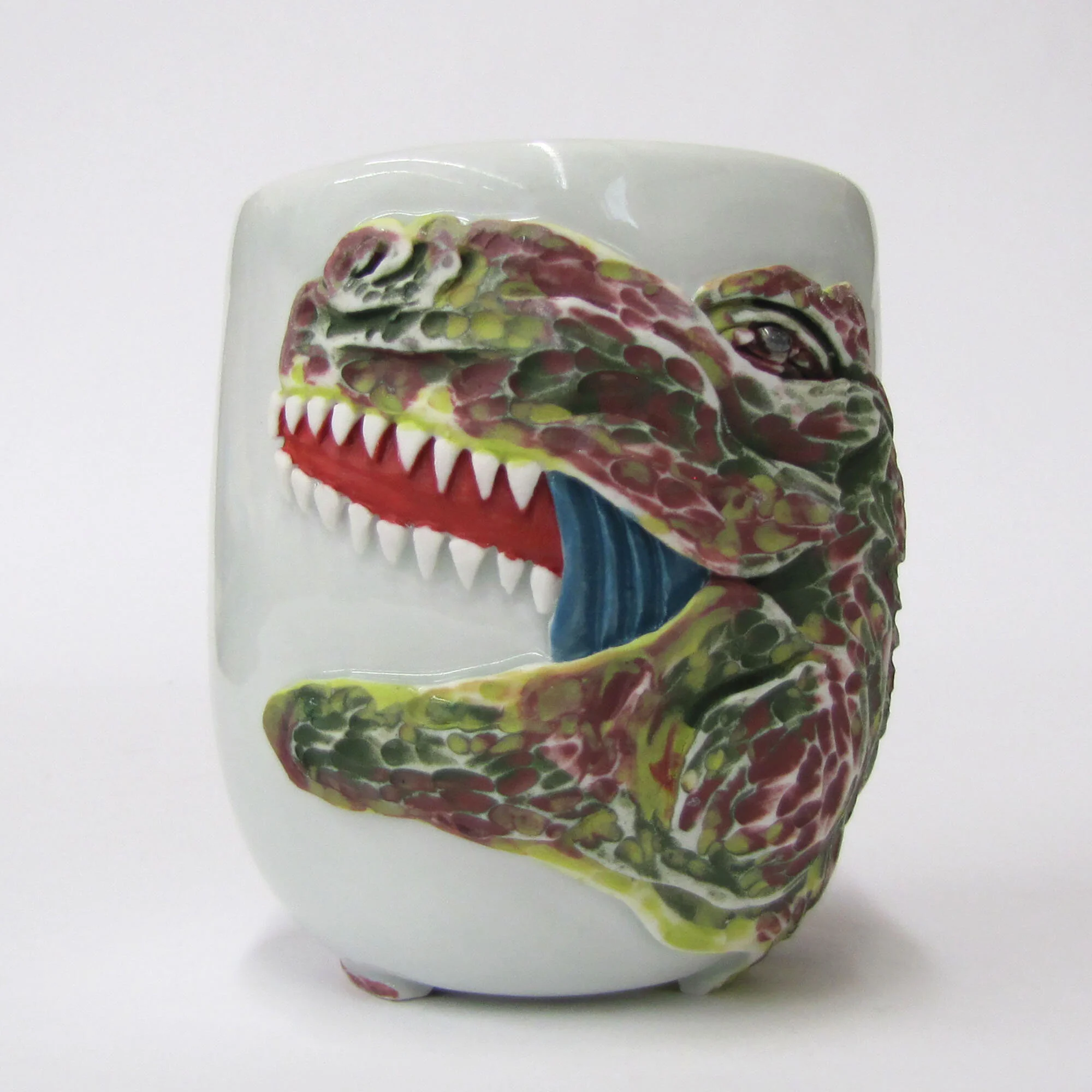 T-Rex multi colored cup