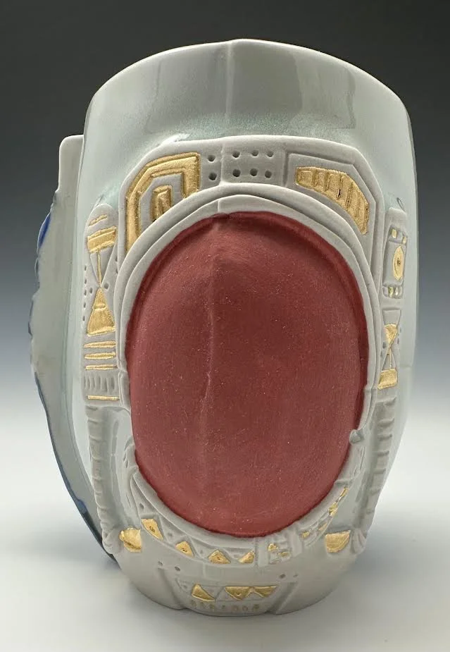 Red Astro face, Blue jay