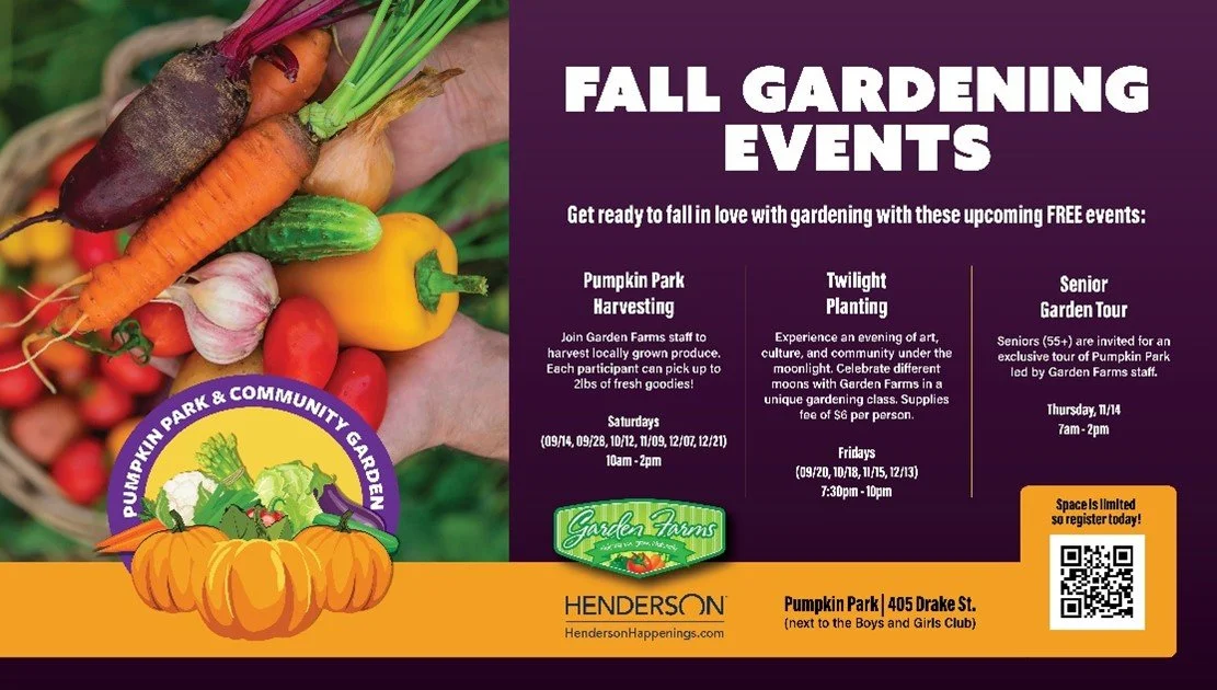 Fall Gardening Events at Pumpkin Park