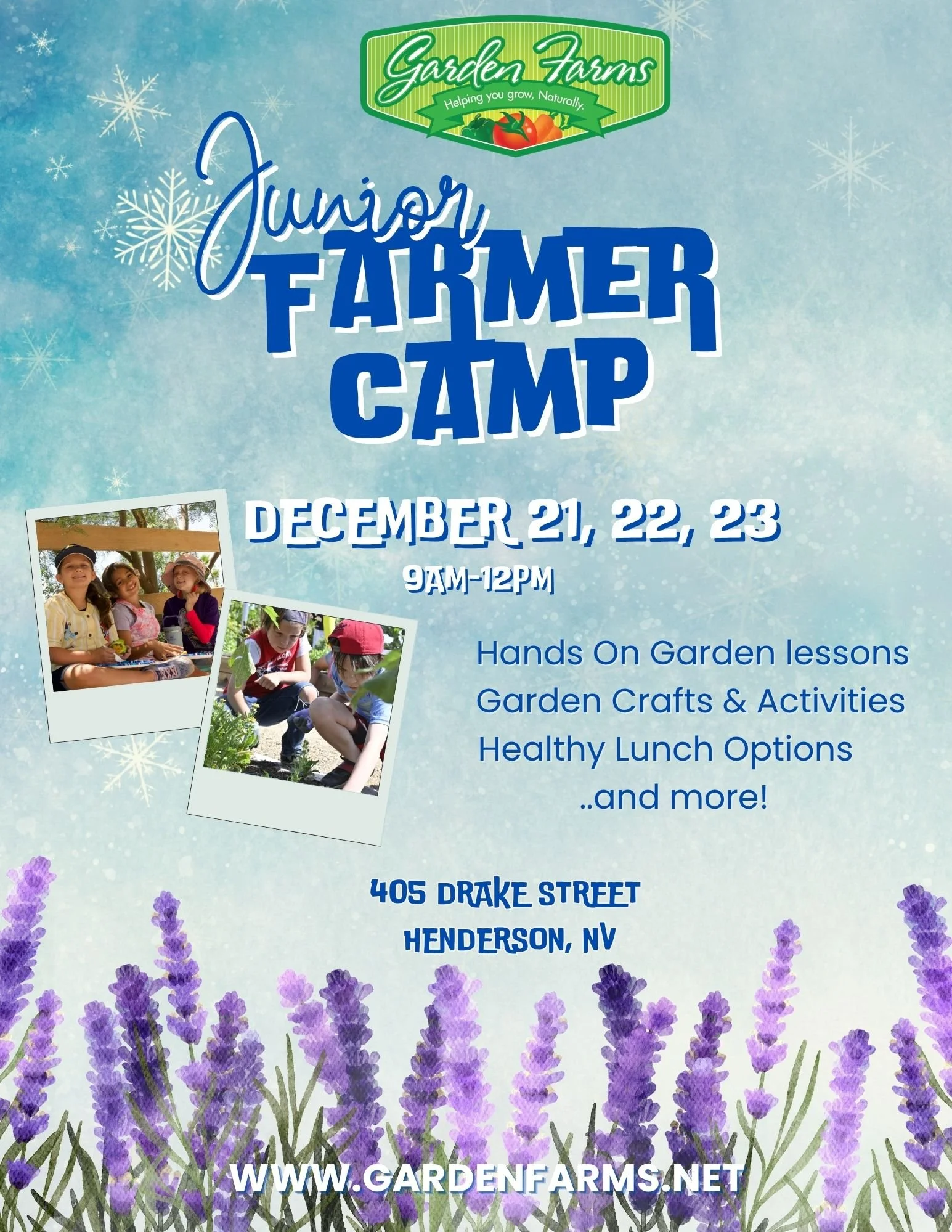 Junior Farmer Camp: Winter 2026