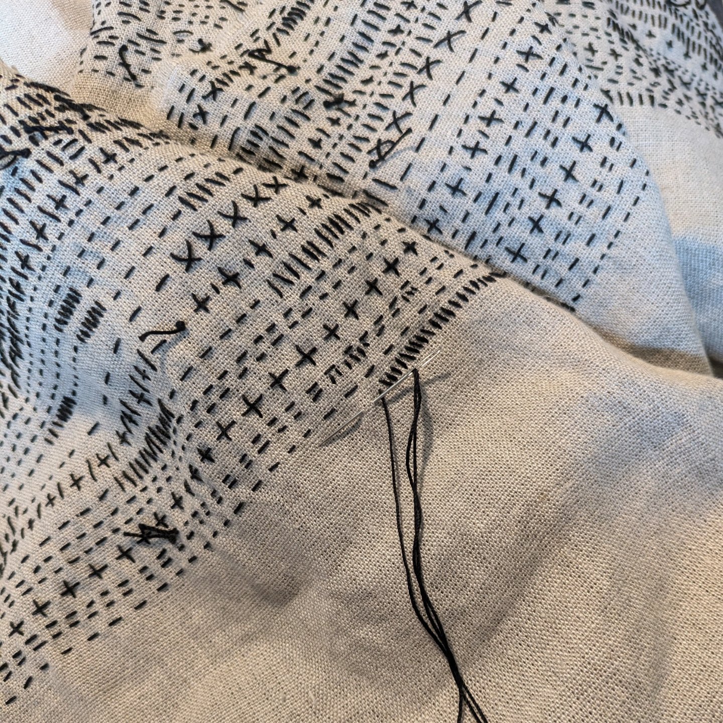 What happened in this election is terrible. 
But I have a real feeling of calm and clarity right now.

I am reading &quot;Let's Move the Needle&quot; by Shannon Downey (@badasscrossstitch ). It is a handbook for art activism.
.
I didn't know what to 