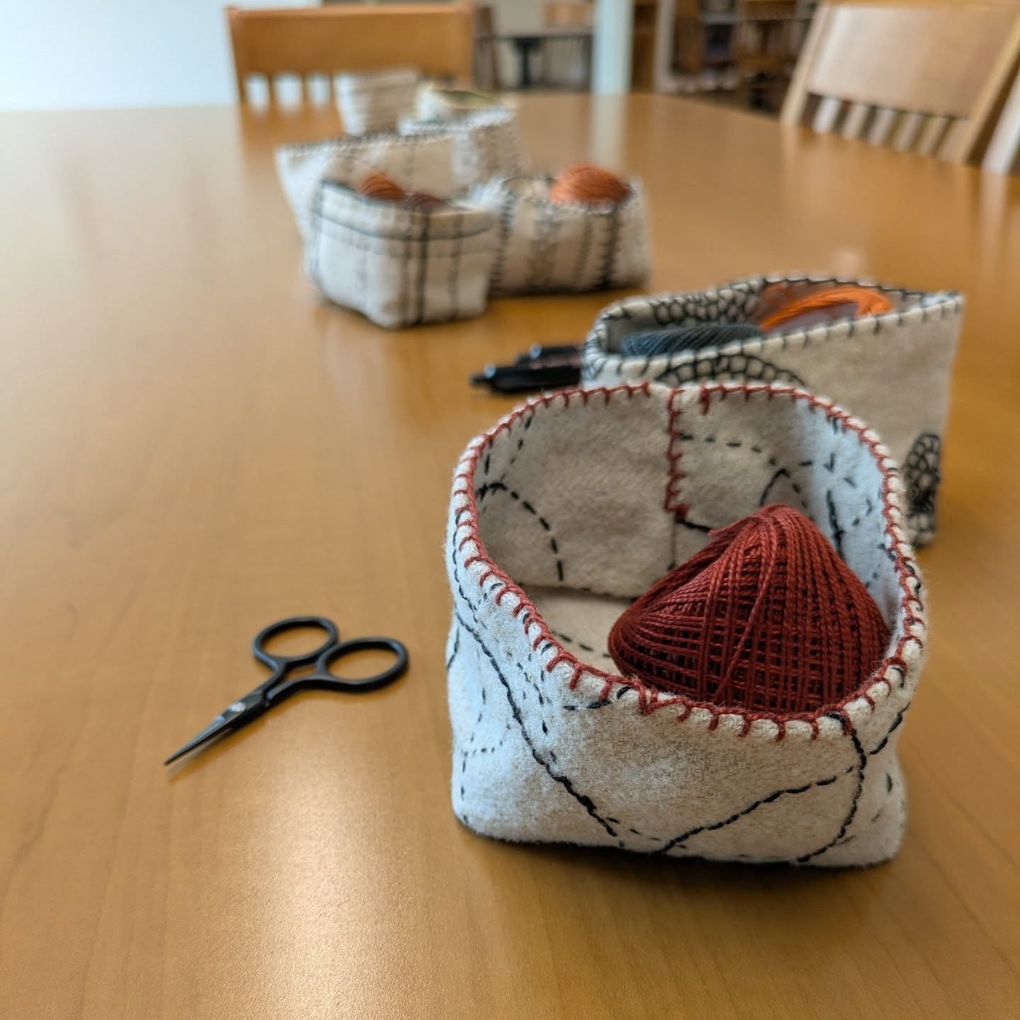 Today is Part 2 of my Mindful Vessel workshop and my heart is pounding. I didn't think about the logistics of being at the library today. It's airshow weekend and the library is adjacent to the airport, so roads are closed. There's a way to get here 