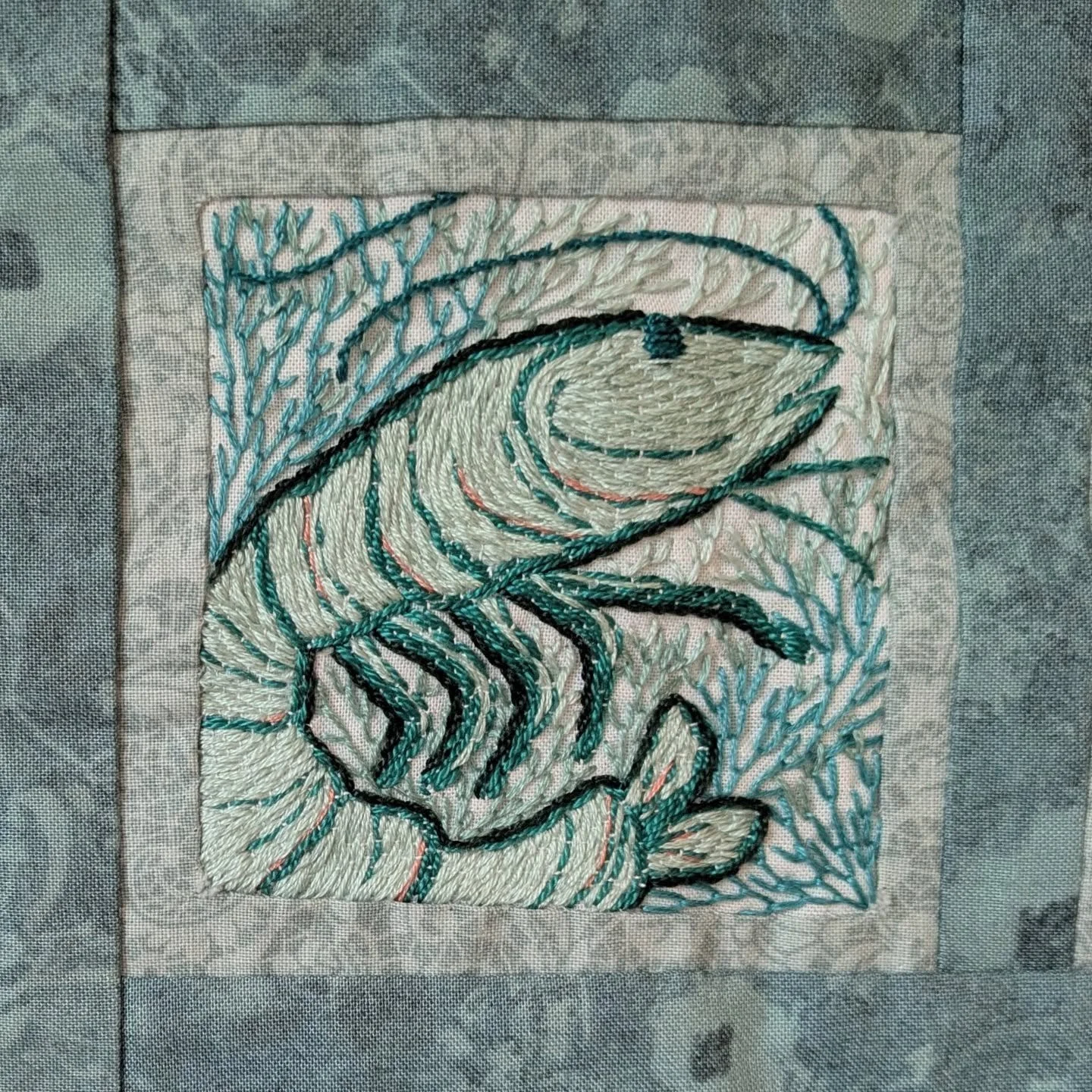 Okay. So here's a shrimp. From my Aqua#7 project. Just because it's quite adorable.
