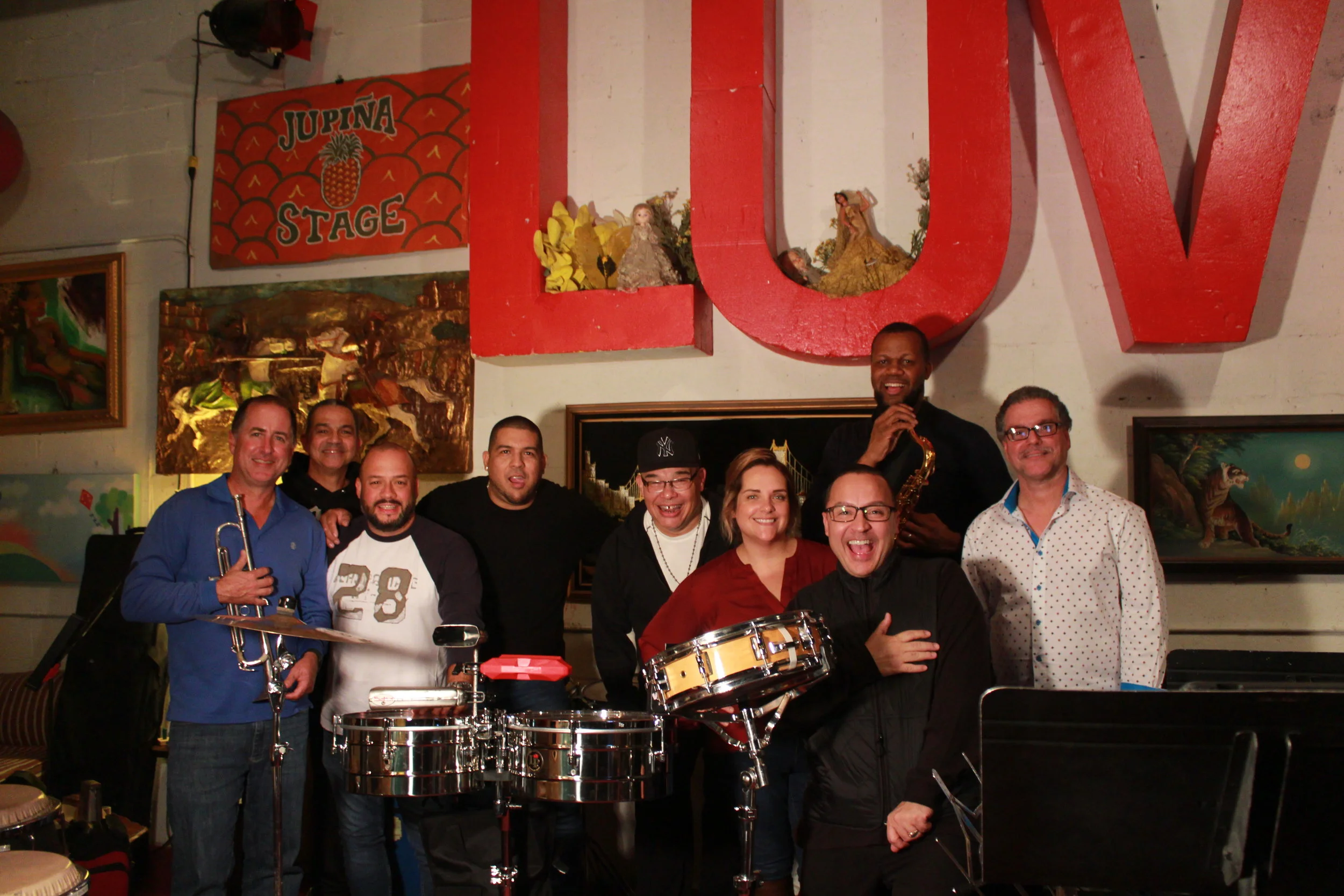 Rehearsal with Chino Nunez and Julian Lucas