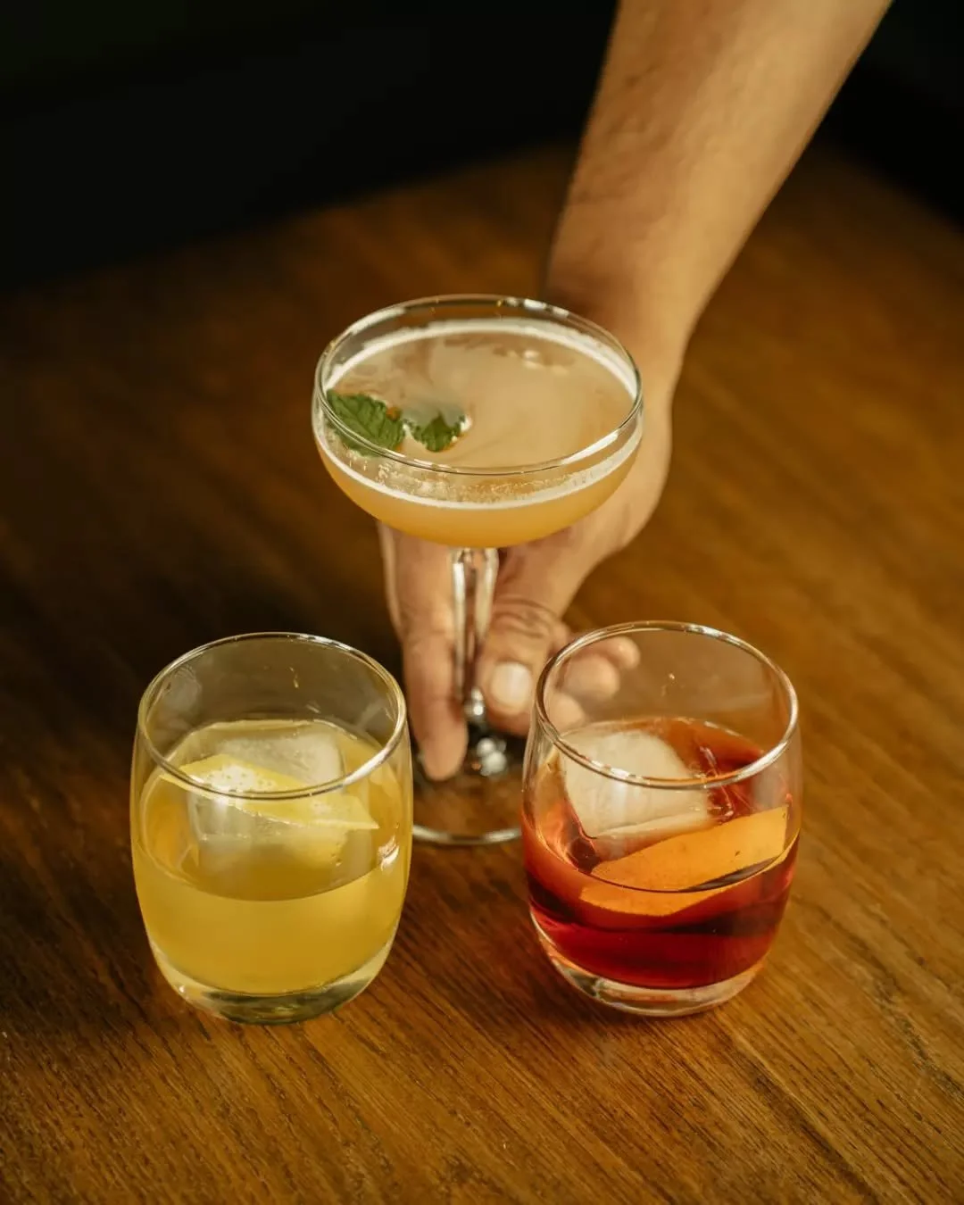 Which one are you choosing? From crisp and refreshing to bold and bitter, our cocktail list is designed to start (or end) your Story on the right note.

Grab a seat with us. ✨