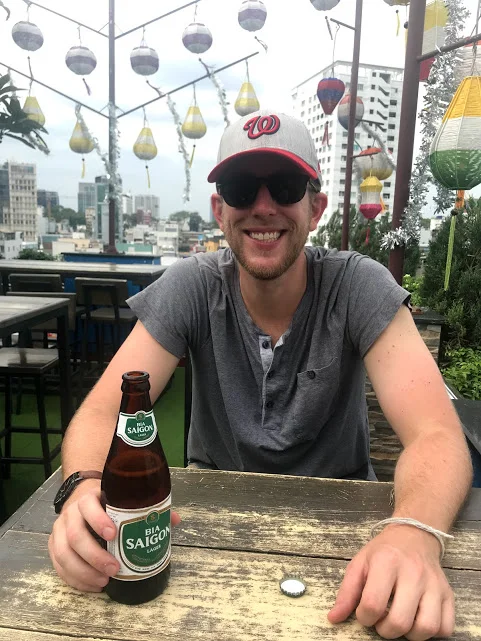 When in Saigon… (at the top of The View).