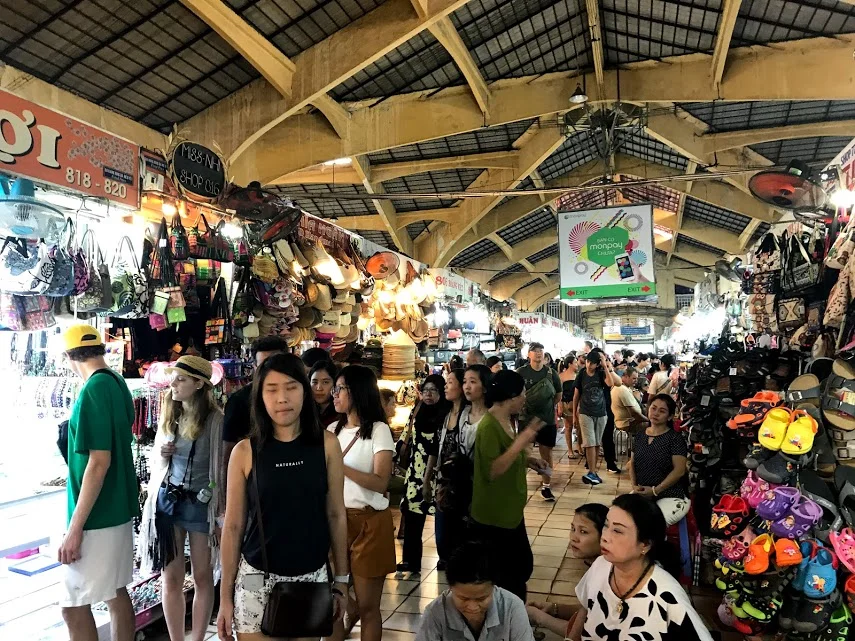 The Ben Thanh market, where we spent approximately 10 minutes.