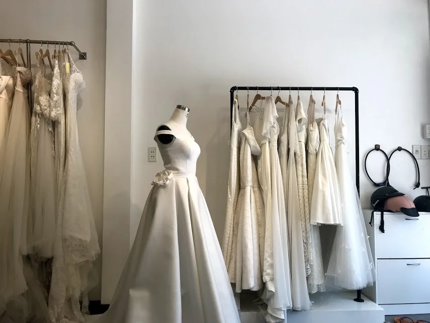 A peek into the bridal shop!