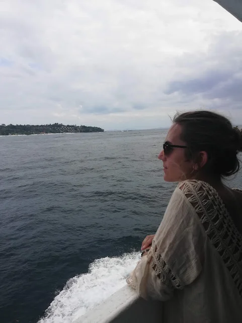 Taking in the last few moments of the beautiful Phi Phi Islands as the ferry pulled away.