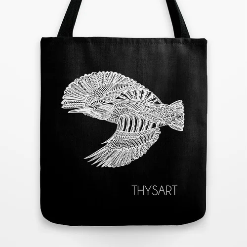 Kingfisher bird tote bag Thysart