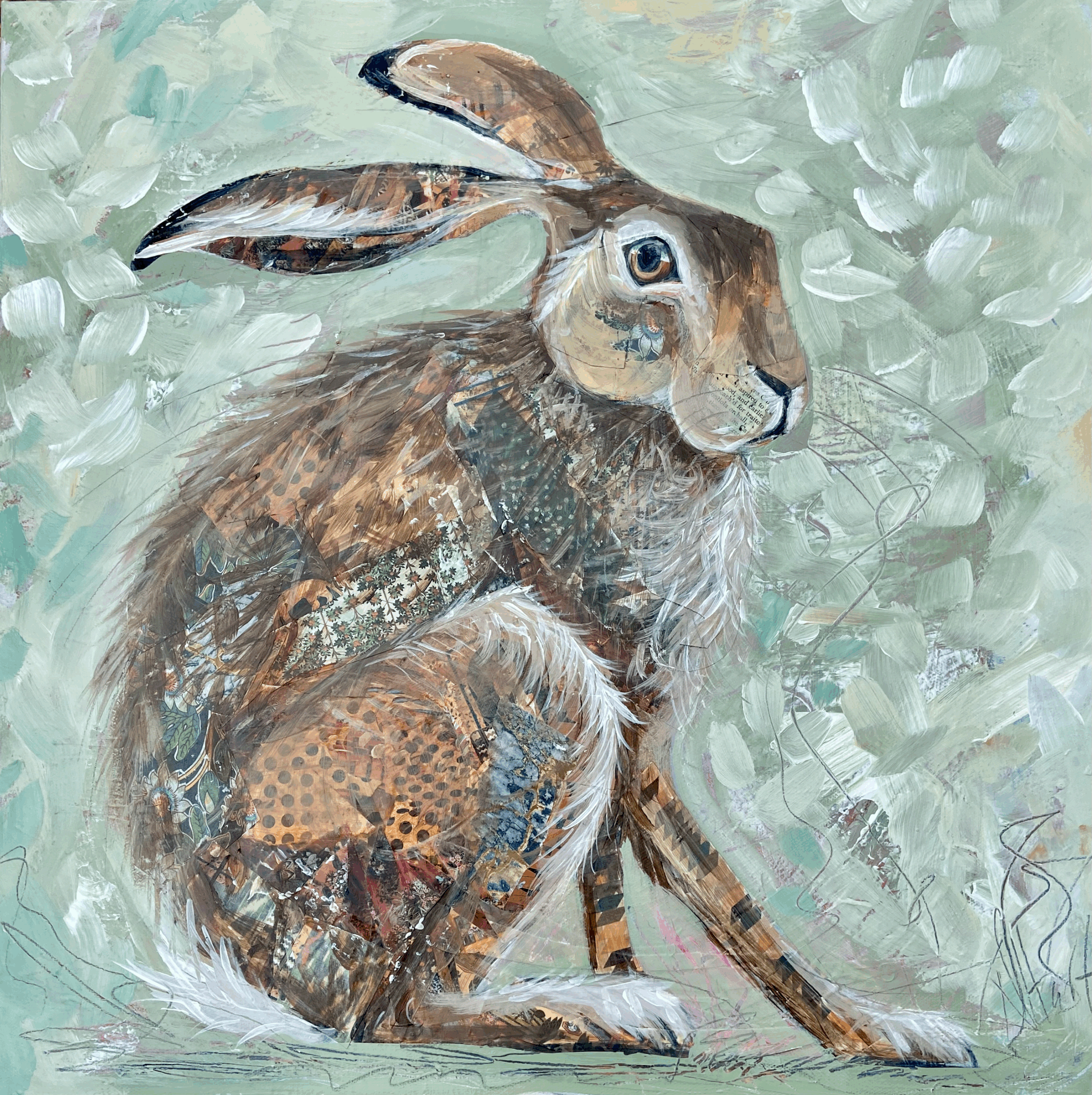 Hedgerow Hare SOLD
