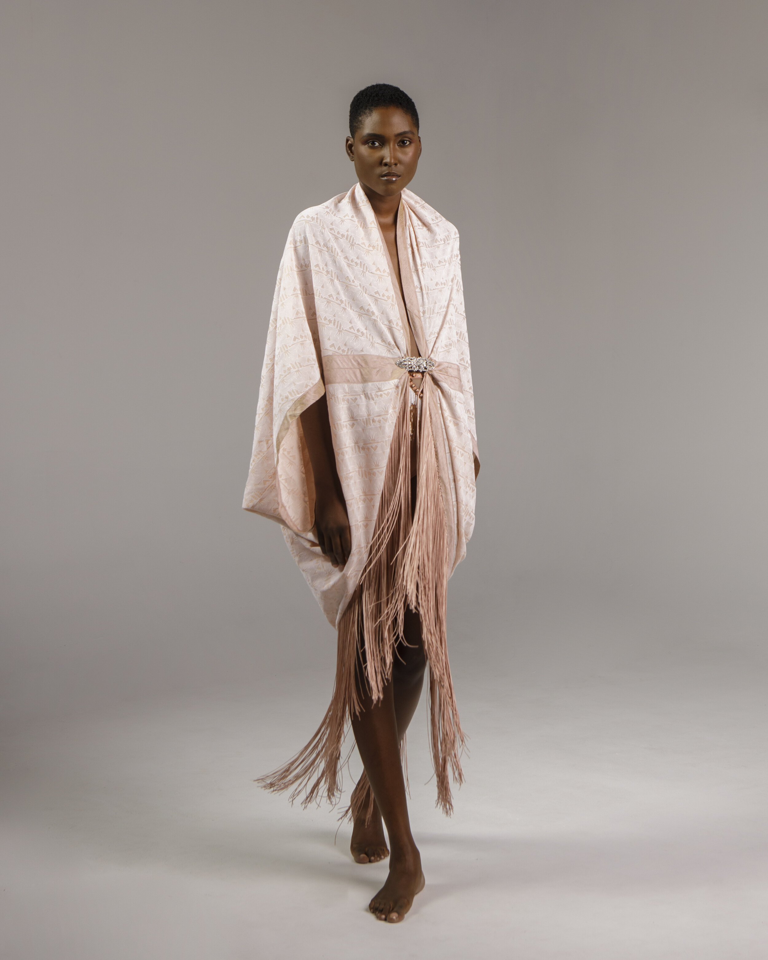 Perle Robe in Blush
