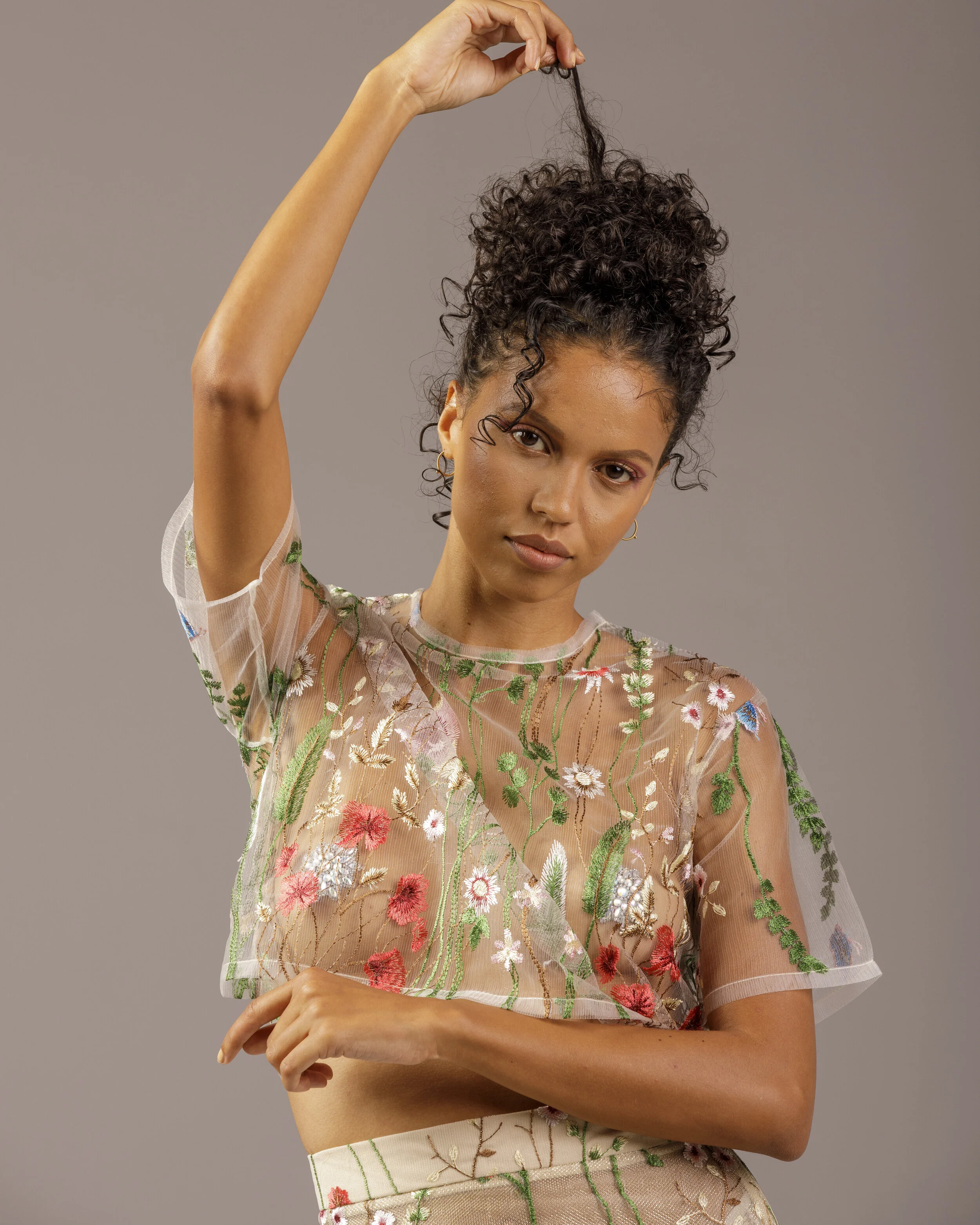 Meadow Crop Top in Lush