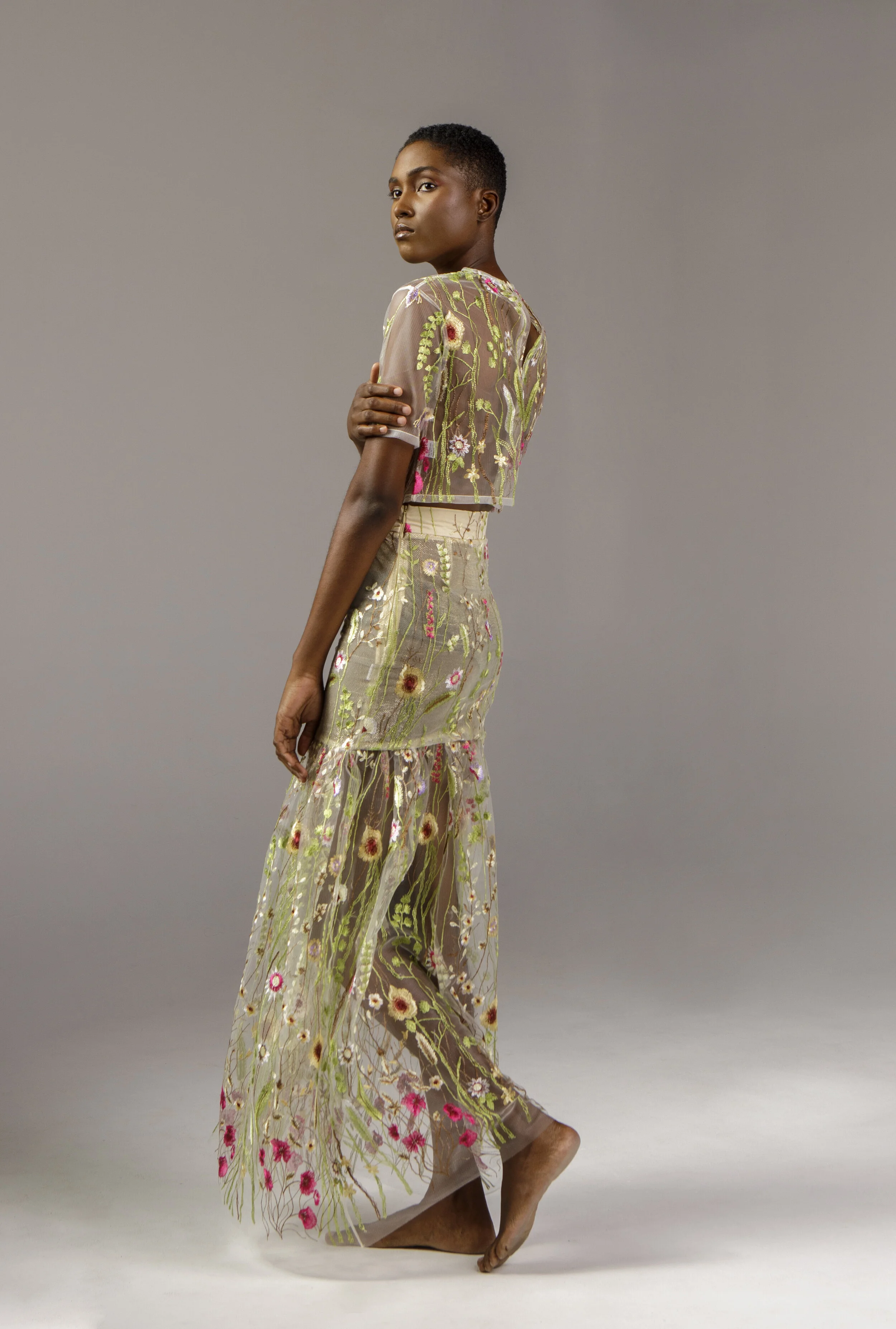 Meadow Maxi Skirt in Spring