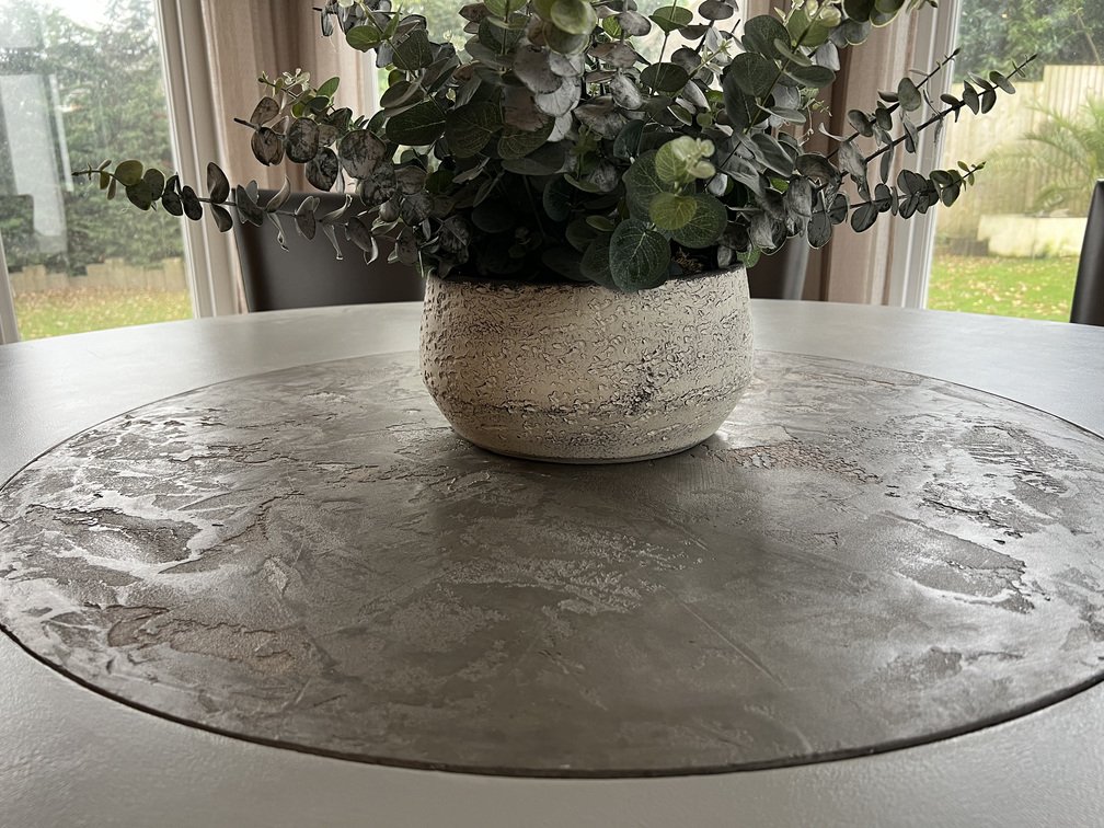 x Radlett grey silver polished plaster reloved table detail.jpeg